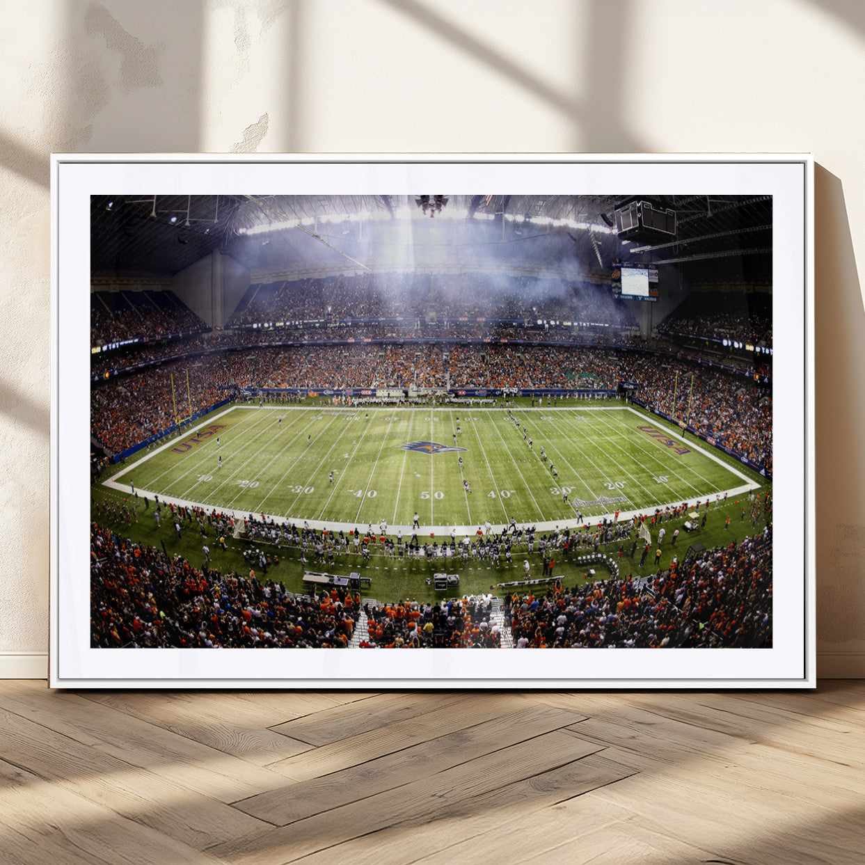 MGC-FP-36x24 - The University of Texas at San Antonio Roadrunners Football Team Print - San Antonio Alamodome Wall