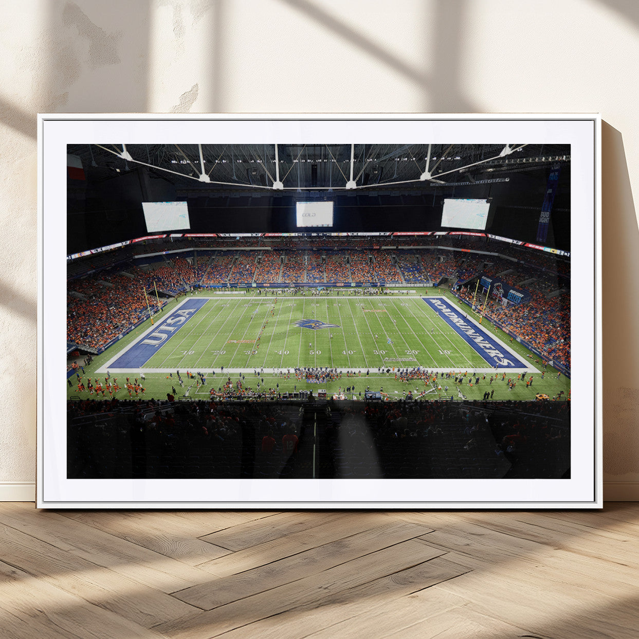 MGC-FP-36x24 - The University of Texas at San Antonio Roadrunners Football Team Print - San Antonio Alamodome Wall