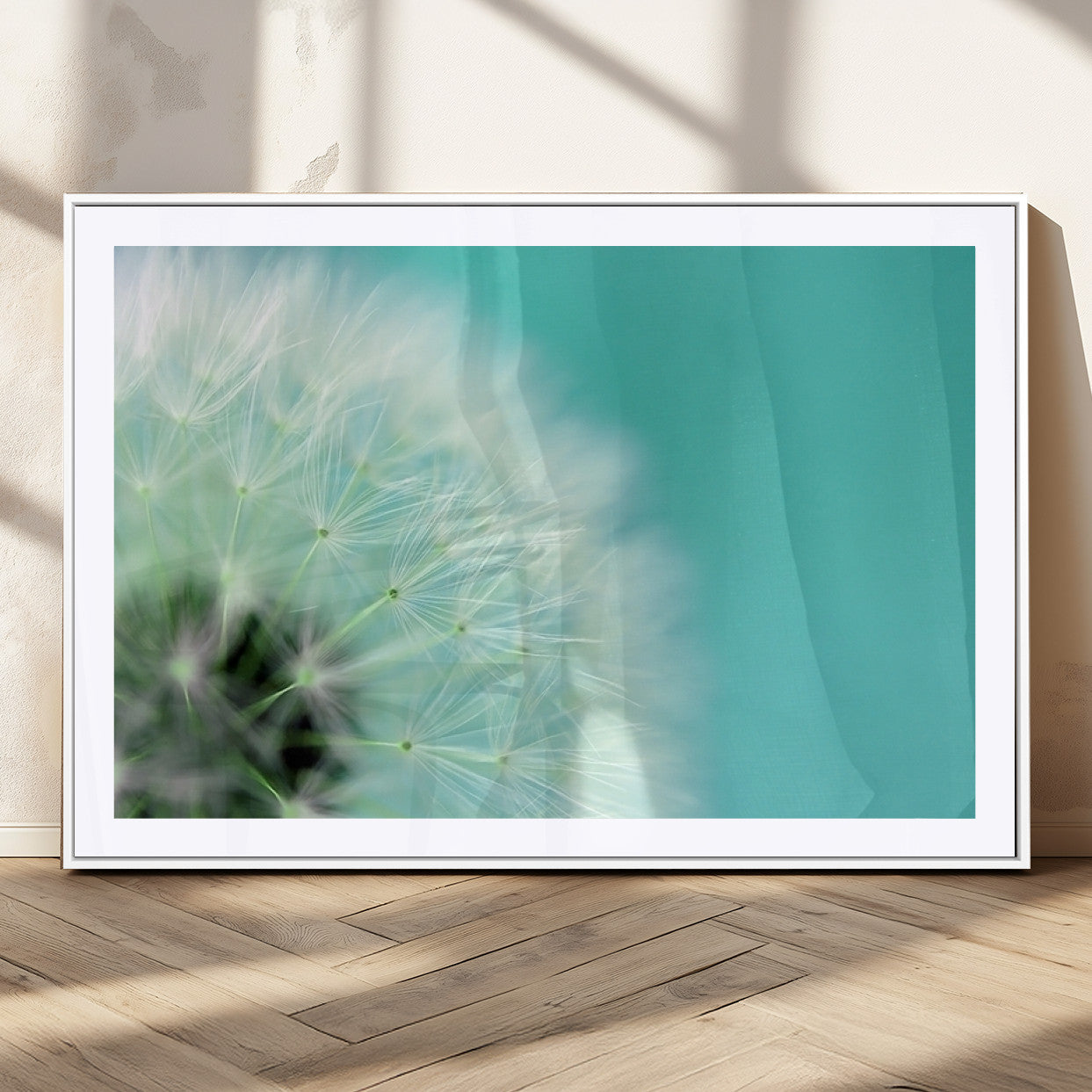 MGC-FP-36x24 - DANDELION Flower Wall Art Canvas Print, Canvas Dandelion Floral Wall Art