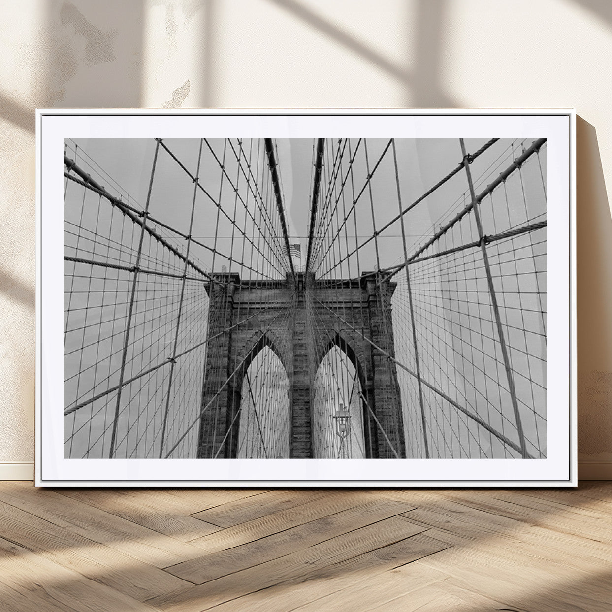 MGC-FP-36x24 - Large Brooklyn Bridge Wall Art Canvas Print
