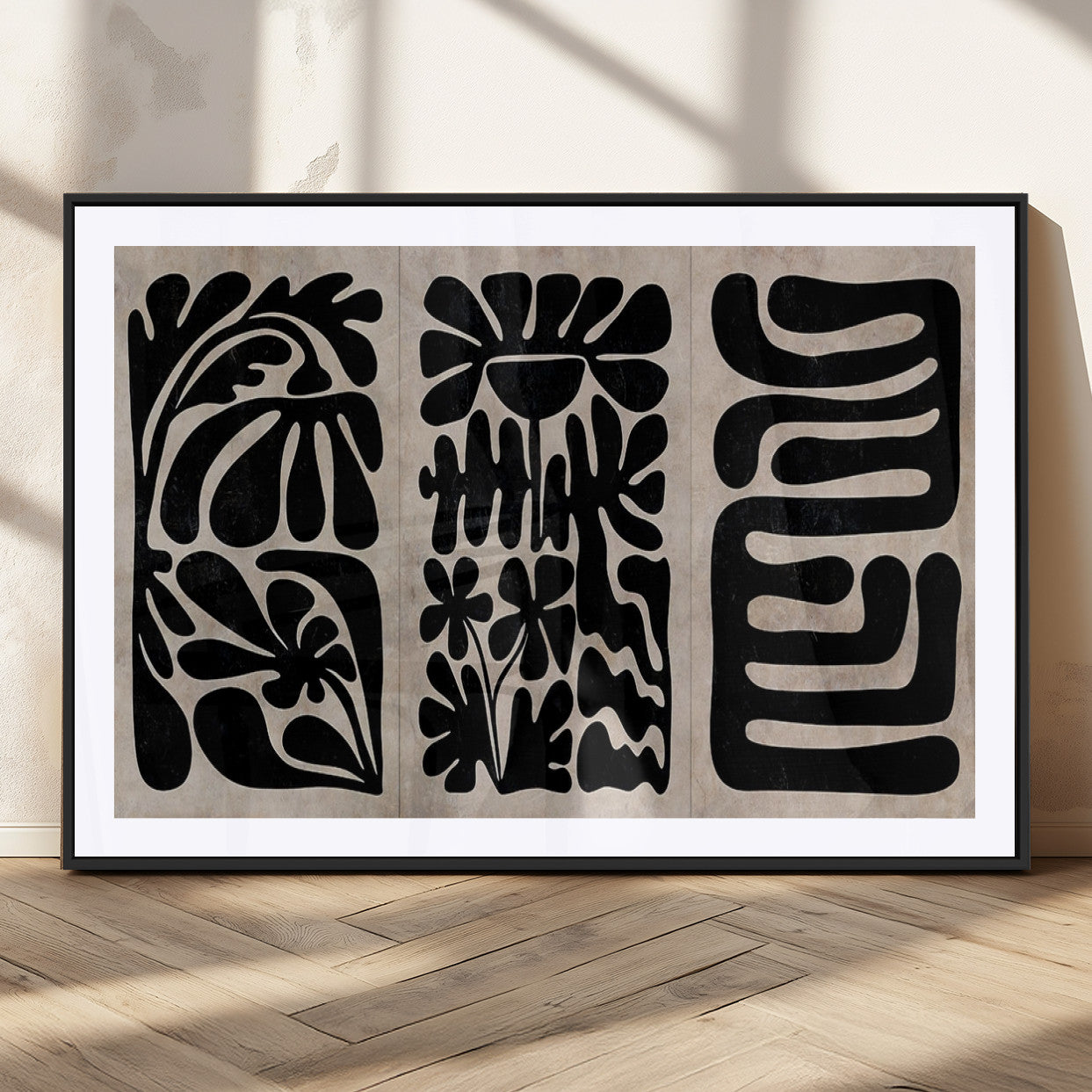 MGC-FP-36x24 - Canvas Print Wall Art Abstract Art Boho, Framed Boho Art Canvas Print