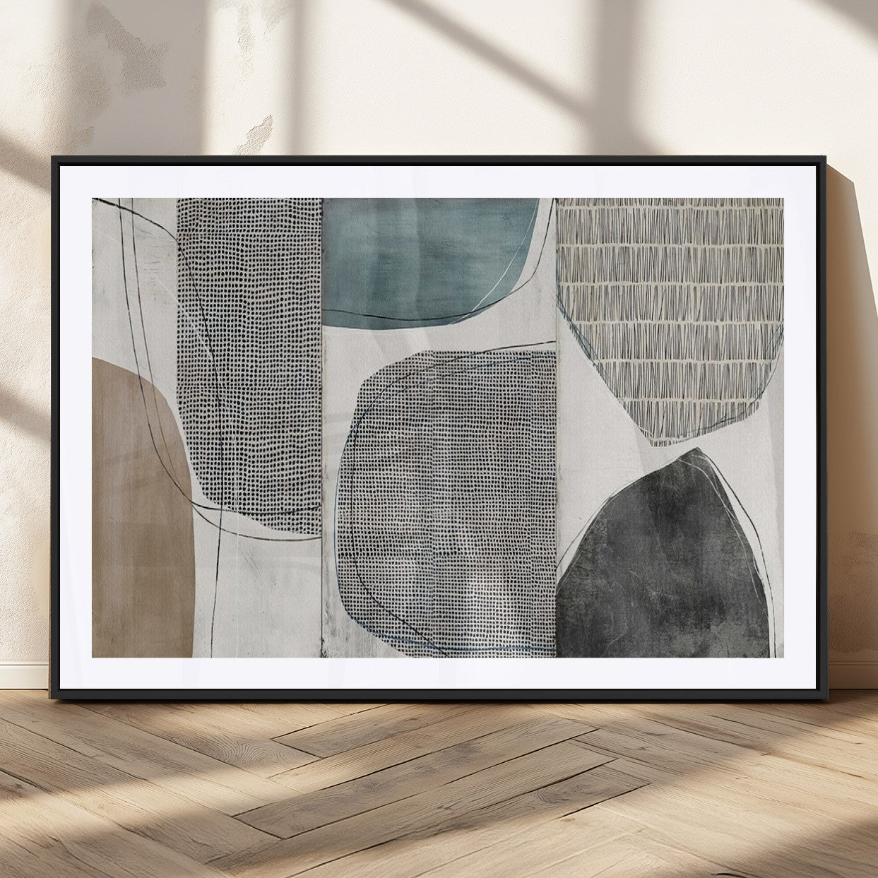 MGC-FP-36x24 - Canvas Print Wall Art Abstract Art Boho, Framed Boho Decor Canvas Print