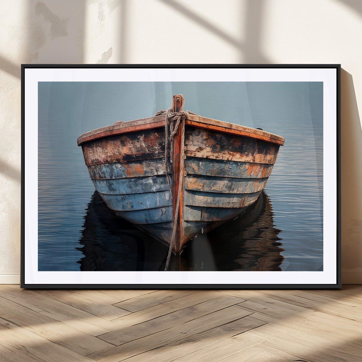 MGC-FP-36x24 - Stunning Vintage Boat Canvas Print | Nautical Wall