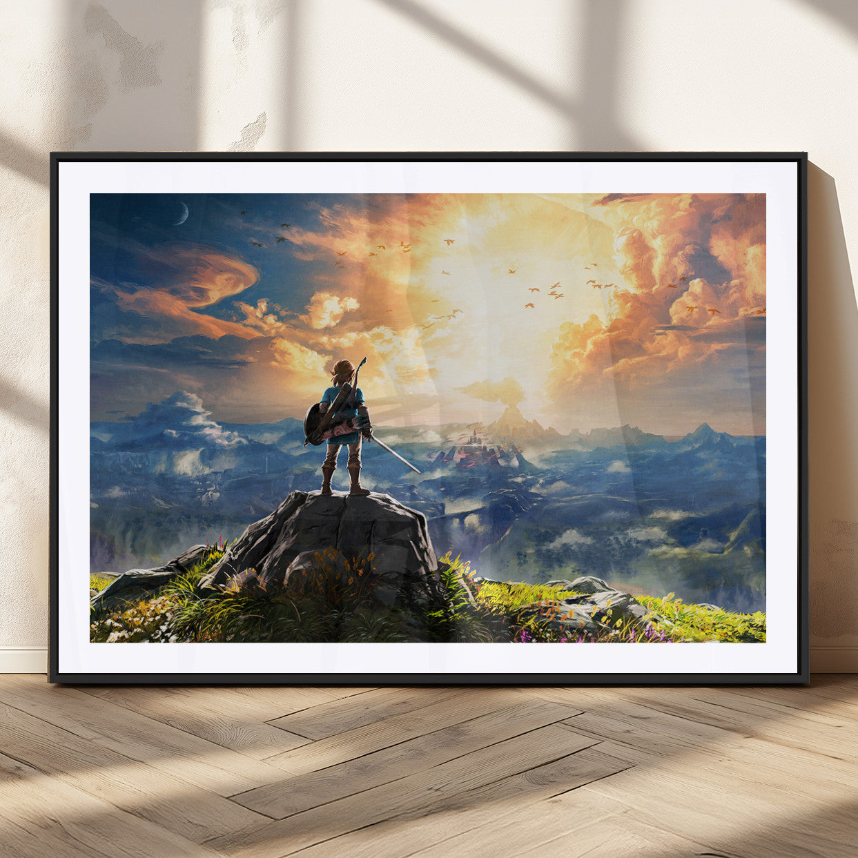 MGC-FP-36x24 - Legend of Zelda Breath of the Wild Game Wall Art Canvas, Legend of Zelda Canvas Print