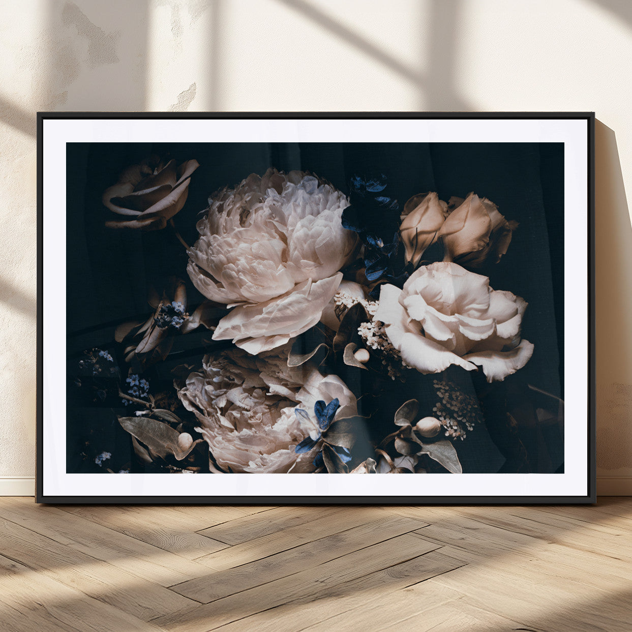 MGC-FP-36x24 - Pink Peonies Flowers Large Canvas Art Print