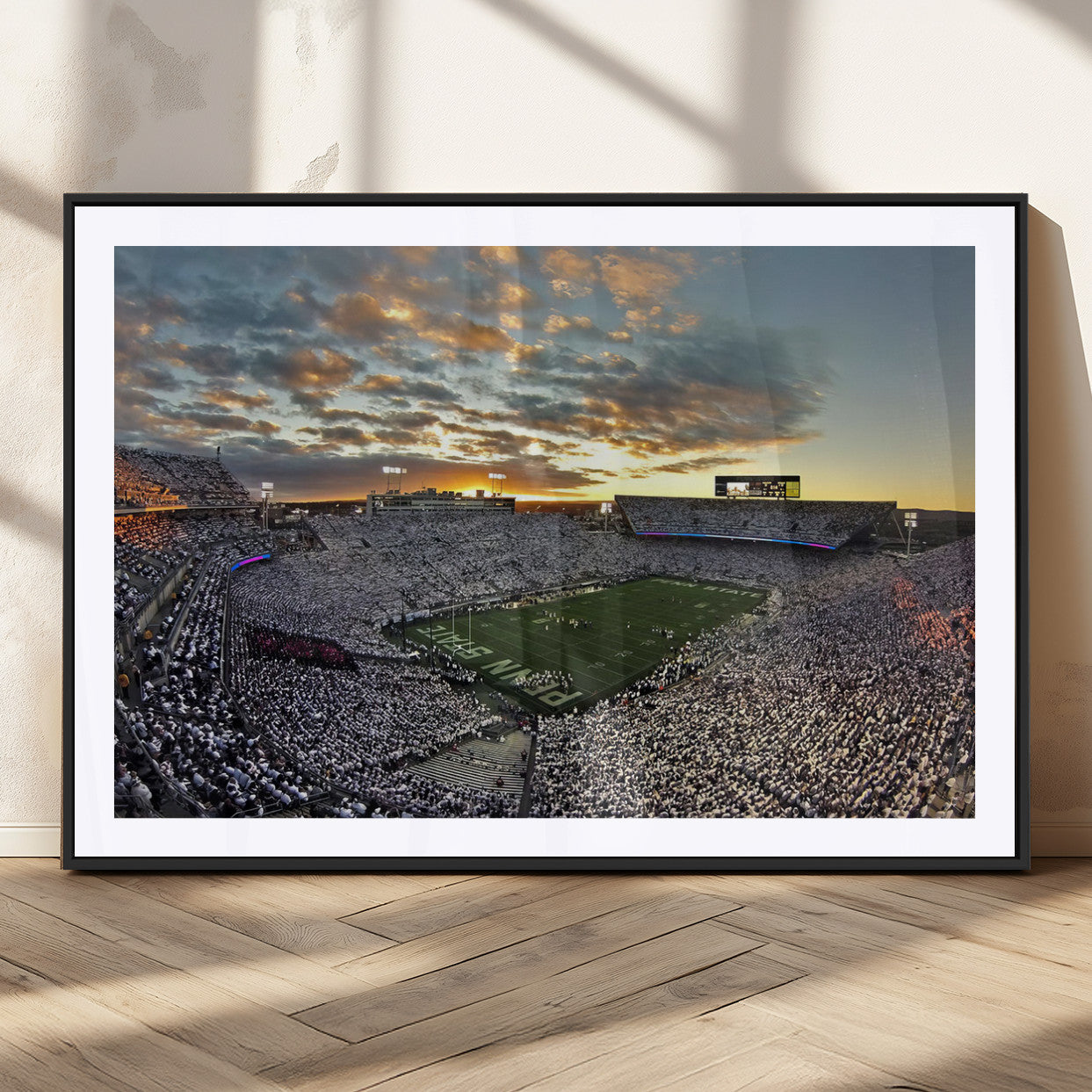 MGC-FP-36x24 - Beaver Stadium Wall Art - Penn State Stadium Wall Art | Penn Nittany Lions Football Match for Sport