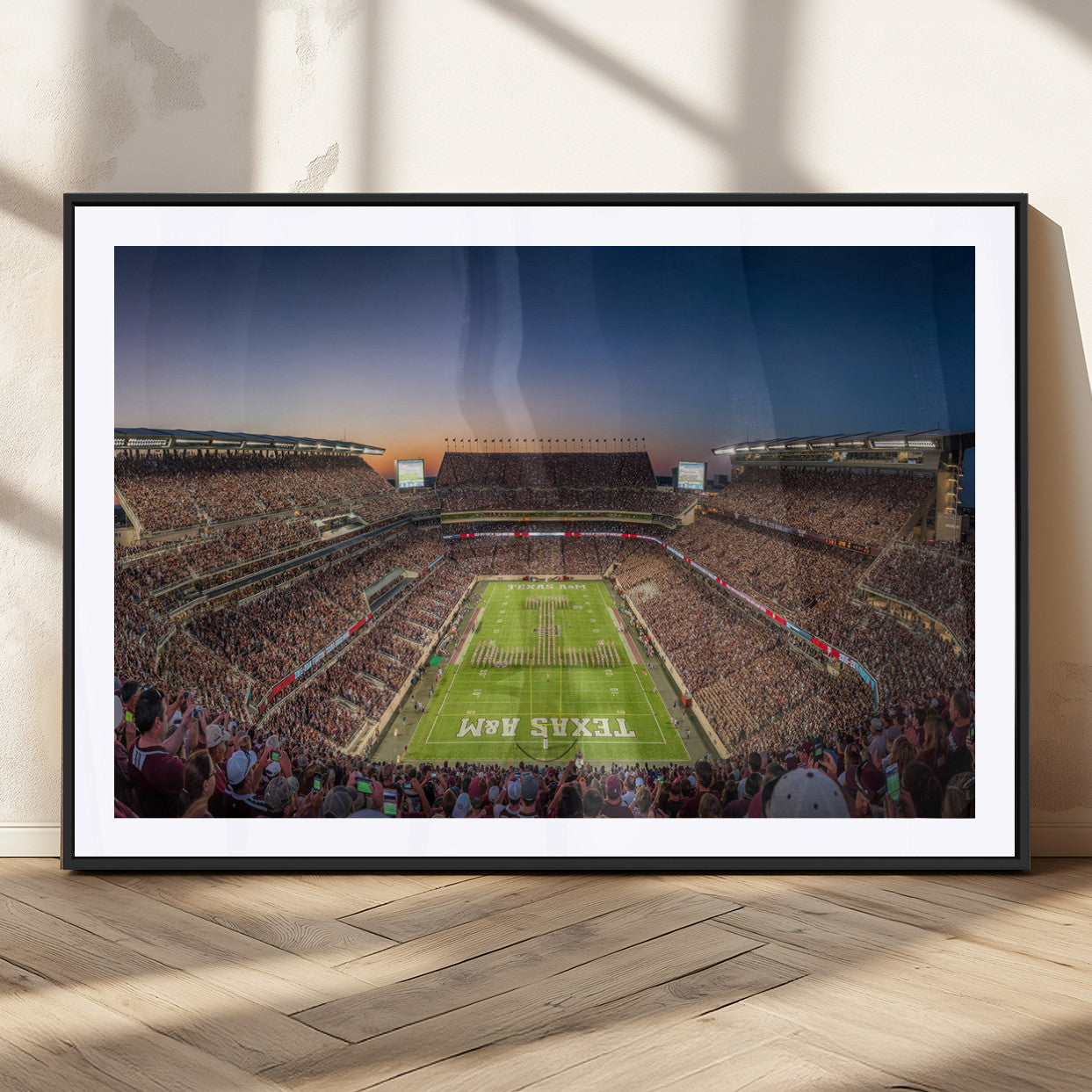 MGC-FP-36x24 - Kyle Field Wall Art Print | Large Texas A&M Aggies Football Canvas Print for Sports Enthusiasts |