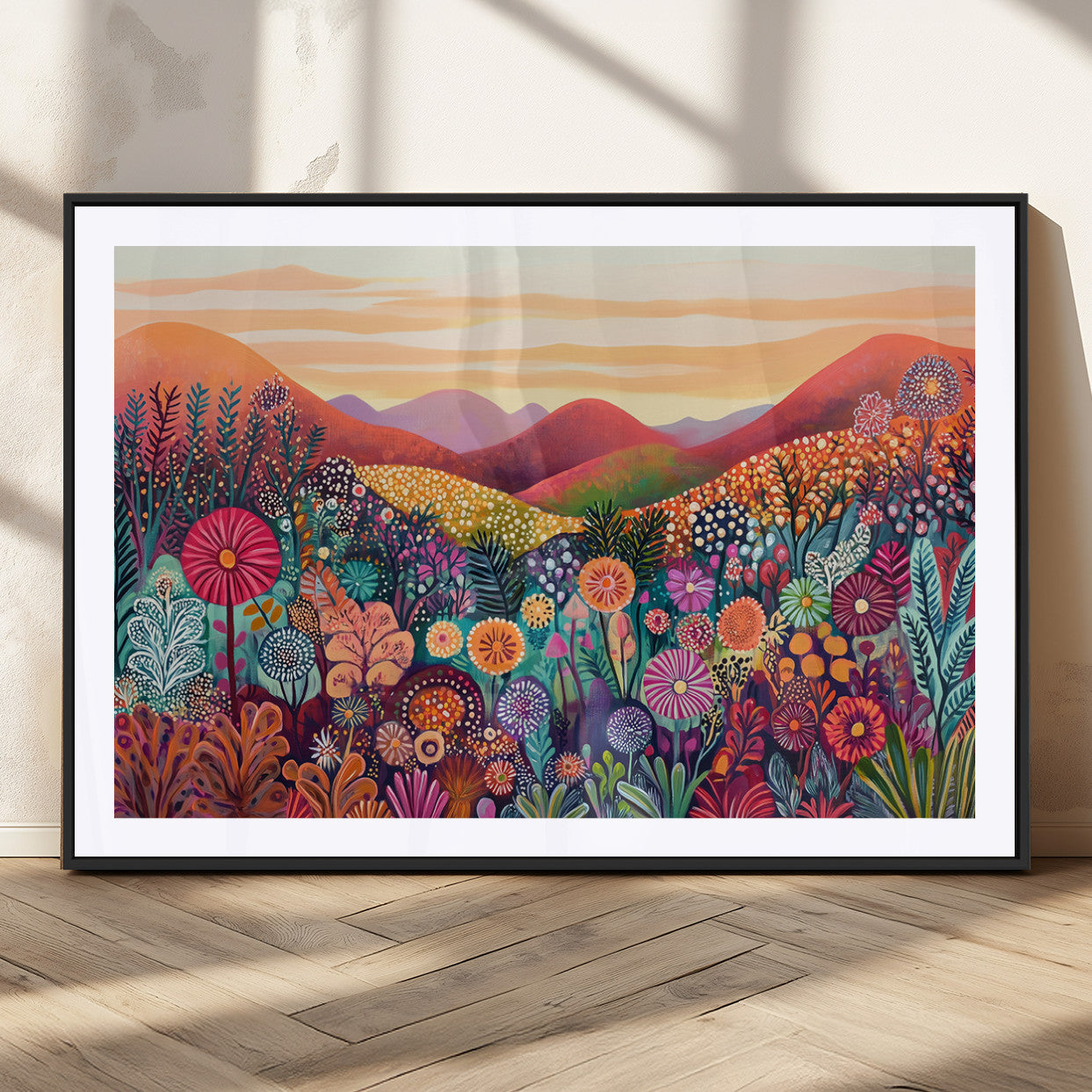 MGC-FP-36x24 - Yayoi Kusama 1986 Wall Art Print – Yayoi Kusama Wabi Sabi Japanese Wall Art Print - Vibrant Abstract