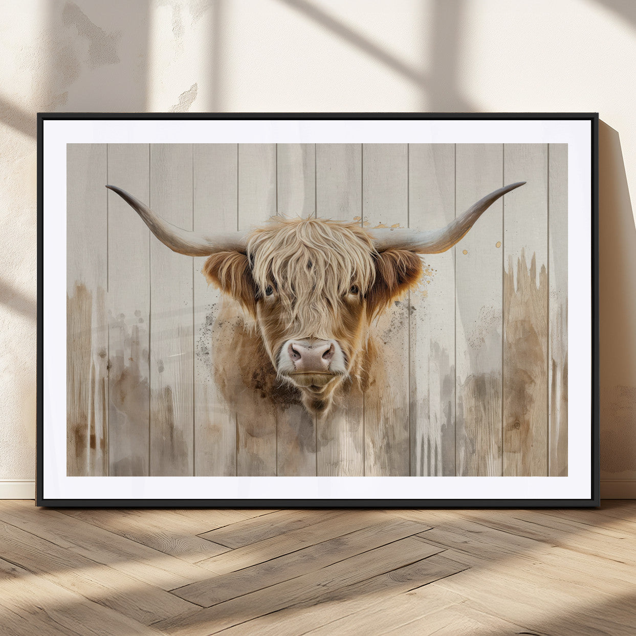 83059-MGV-CV-36X24 - Vibrant Autumn Landscape Canvas Wall Art - Fall Foliage and Mountain View Print for Home, Farmhouse, and Cozy Cabin Decor, Ready to Hang