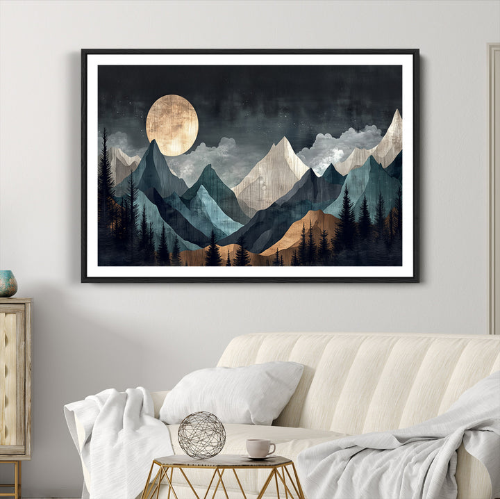 Framed Wall Art Canvas Print