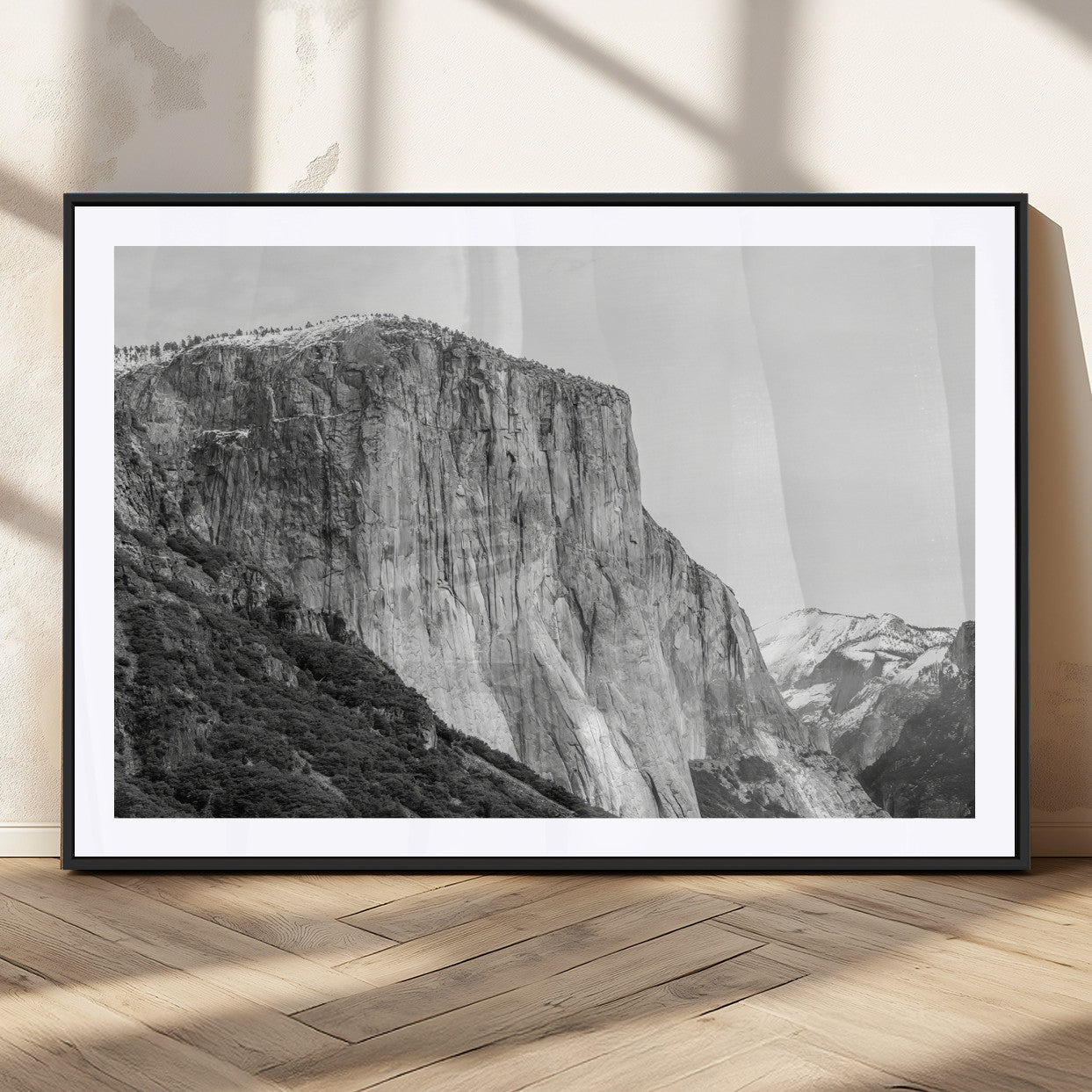39393420-MGV-CV-36X24 - El Capitan Yosemite Mountain Wall Art – Yosemite Cliff Canvas Print, Rugged Terrain and Timeless Wilderness Decor for Office, Living Room or Cabin