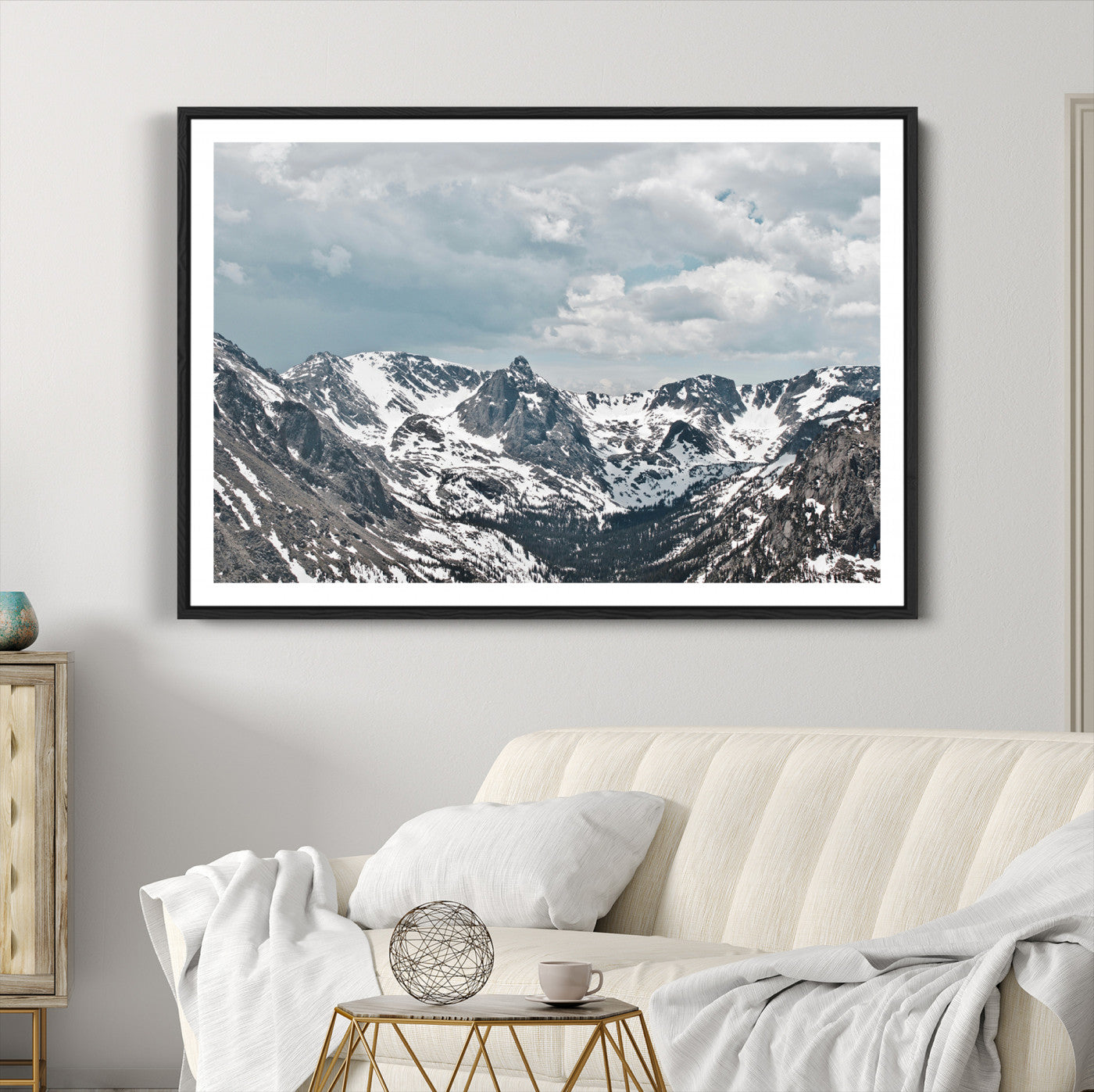 絵画 Winter Mountains Winter Mountains Painting Snow Original Art Pine Trees
