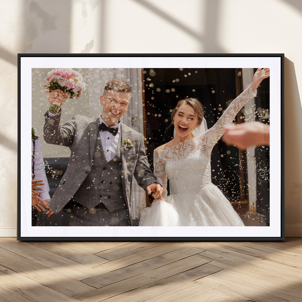 Framed Create Your Canvas Print - Personalized Wall Art for Home Decor Wall Art Print, Create Your Own Photo Canvas Print