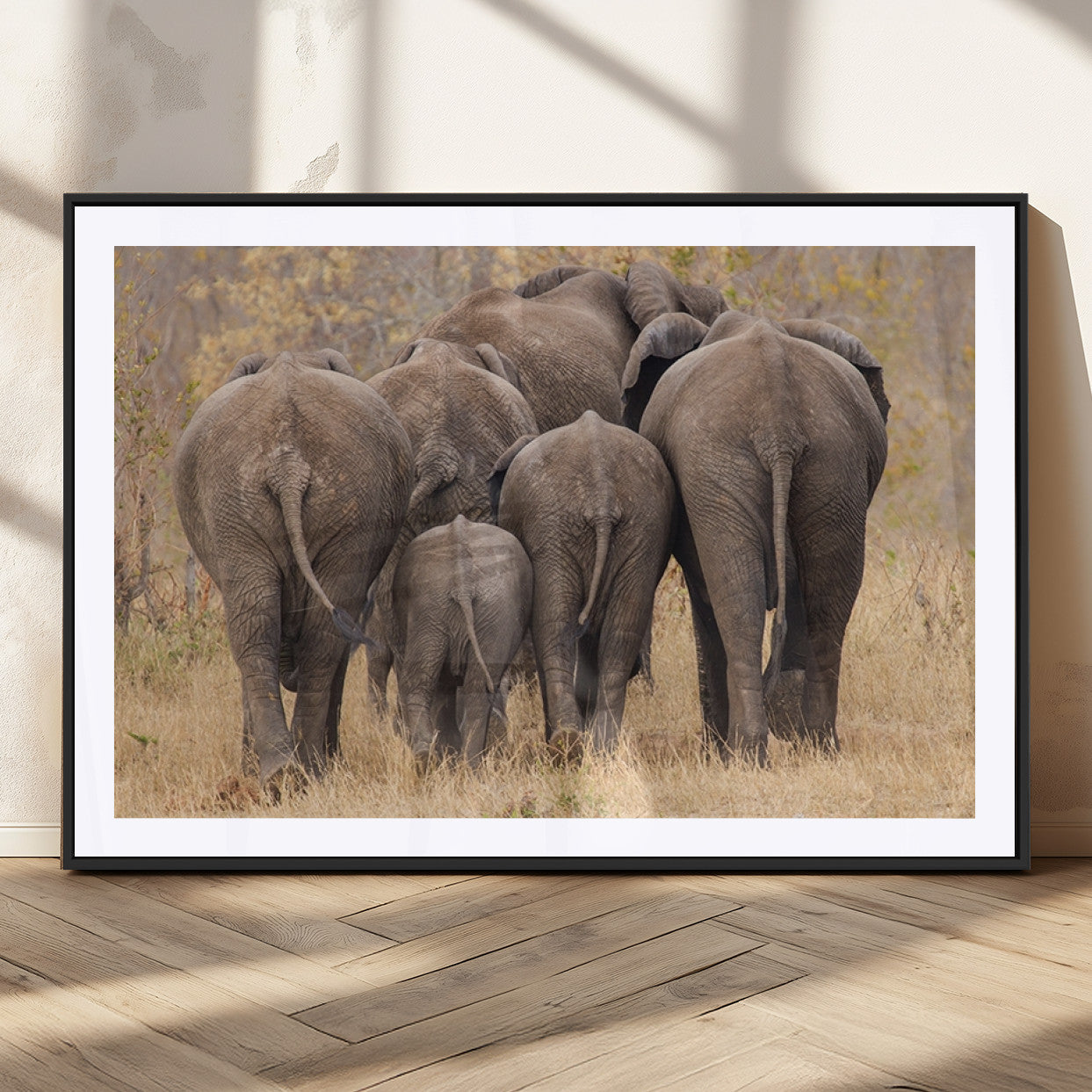 MGC-FP-36x24 - Wild Elephant Wall Art Canvas Print