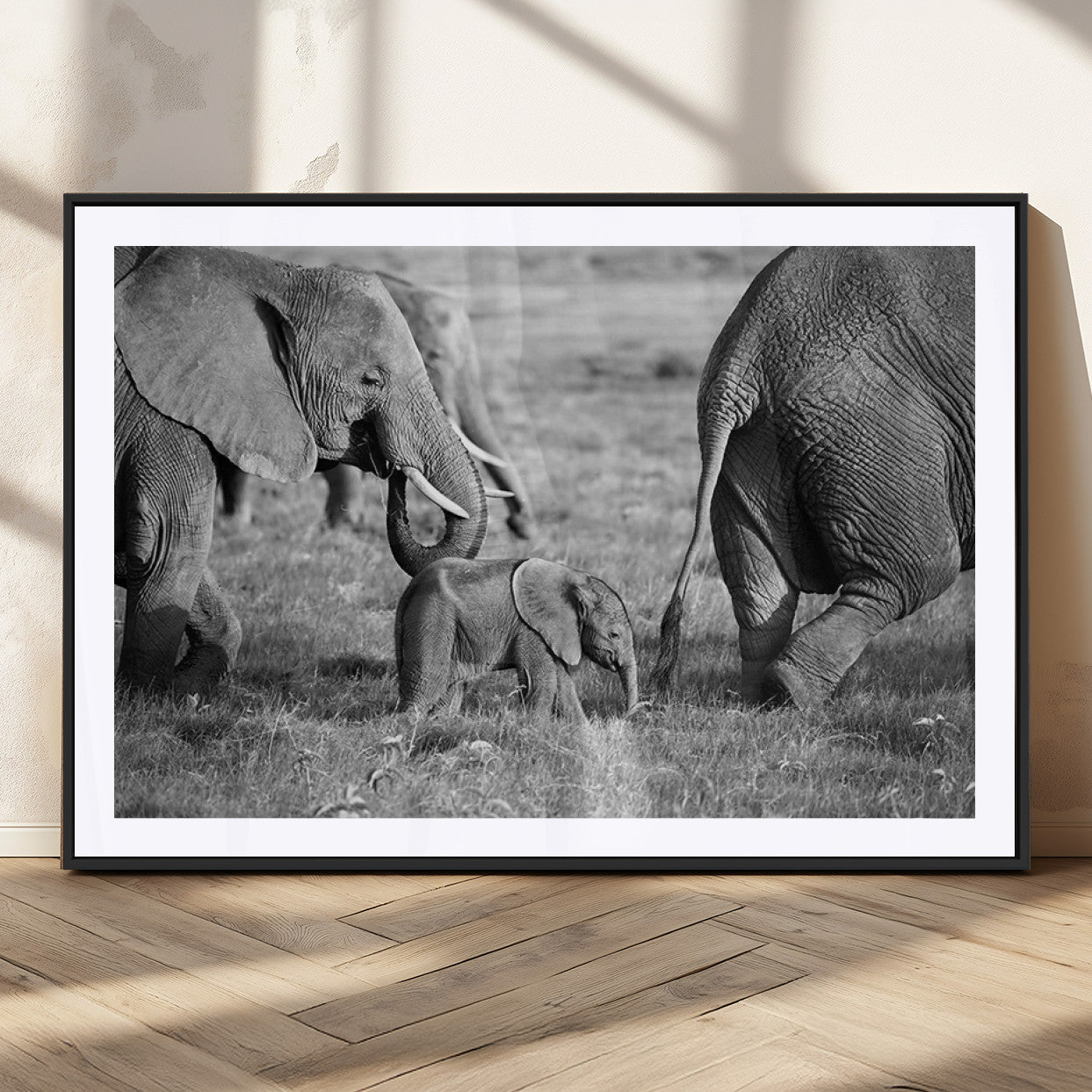 MGC-FP-36x24 - Wild Elephant Wall Art Canvas Print