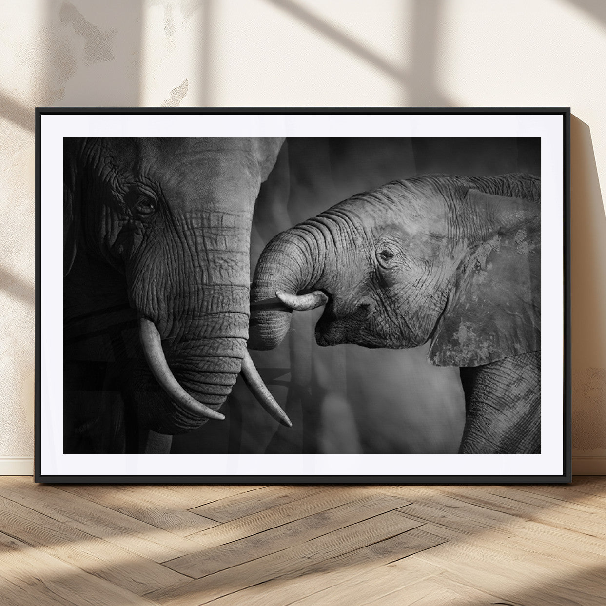 MGC-FP-36x24 - Wild Elephant Wall Art Canvas Print