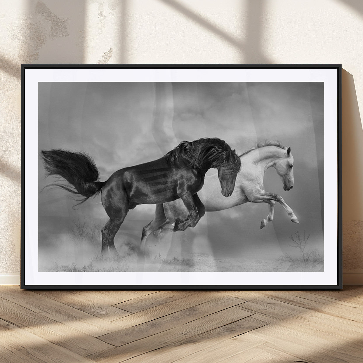 MGC-FP-36x24 - Wild Horses Wall Art Canvas Print