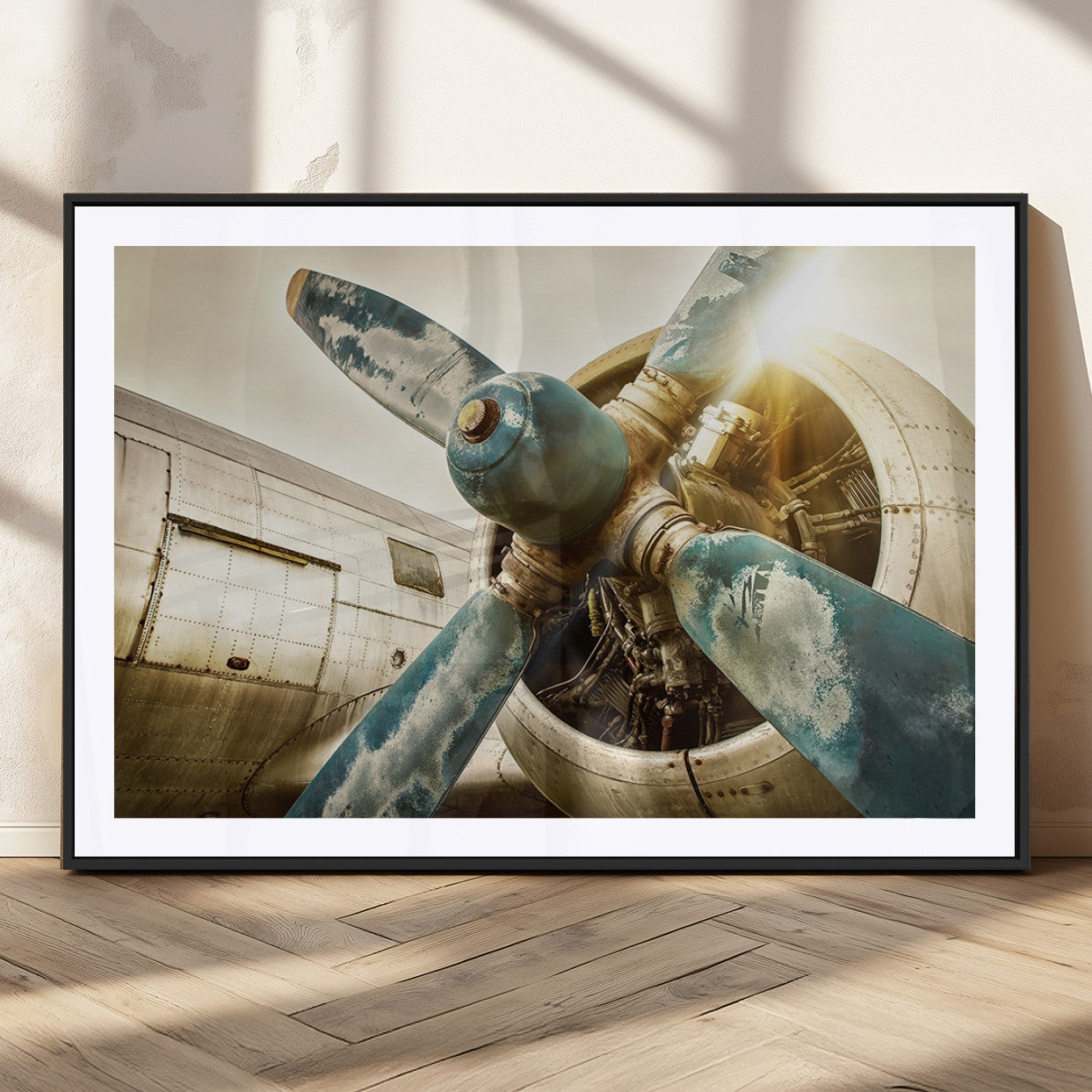 MGC-FP-36x24 - Vintage Airplane Canvas Print