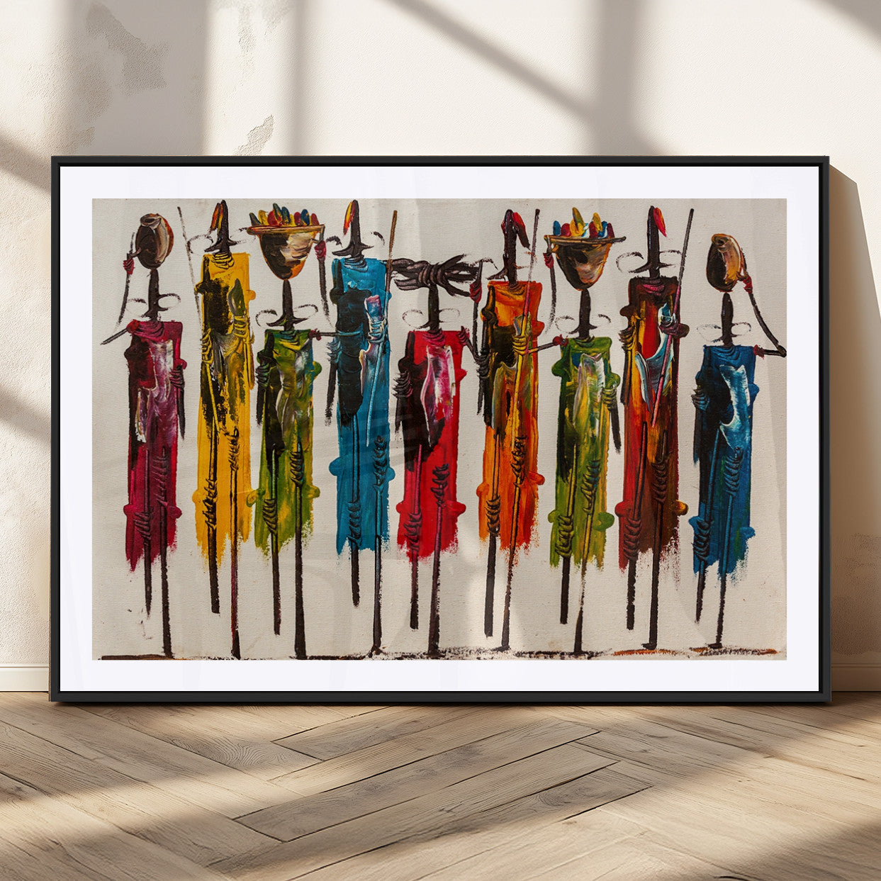 MGC-FP-36x24 - Abstract African Women Wall Art Canvas Print