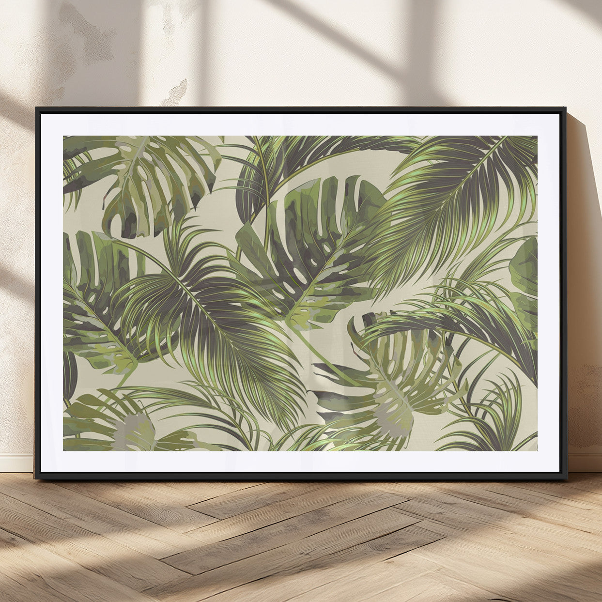 MGC-FP-36x24 - Palm Leaves Canvas Print
