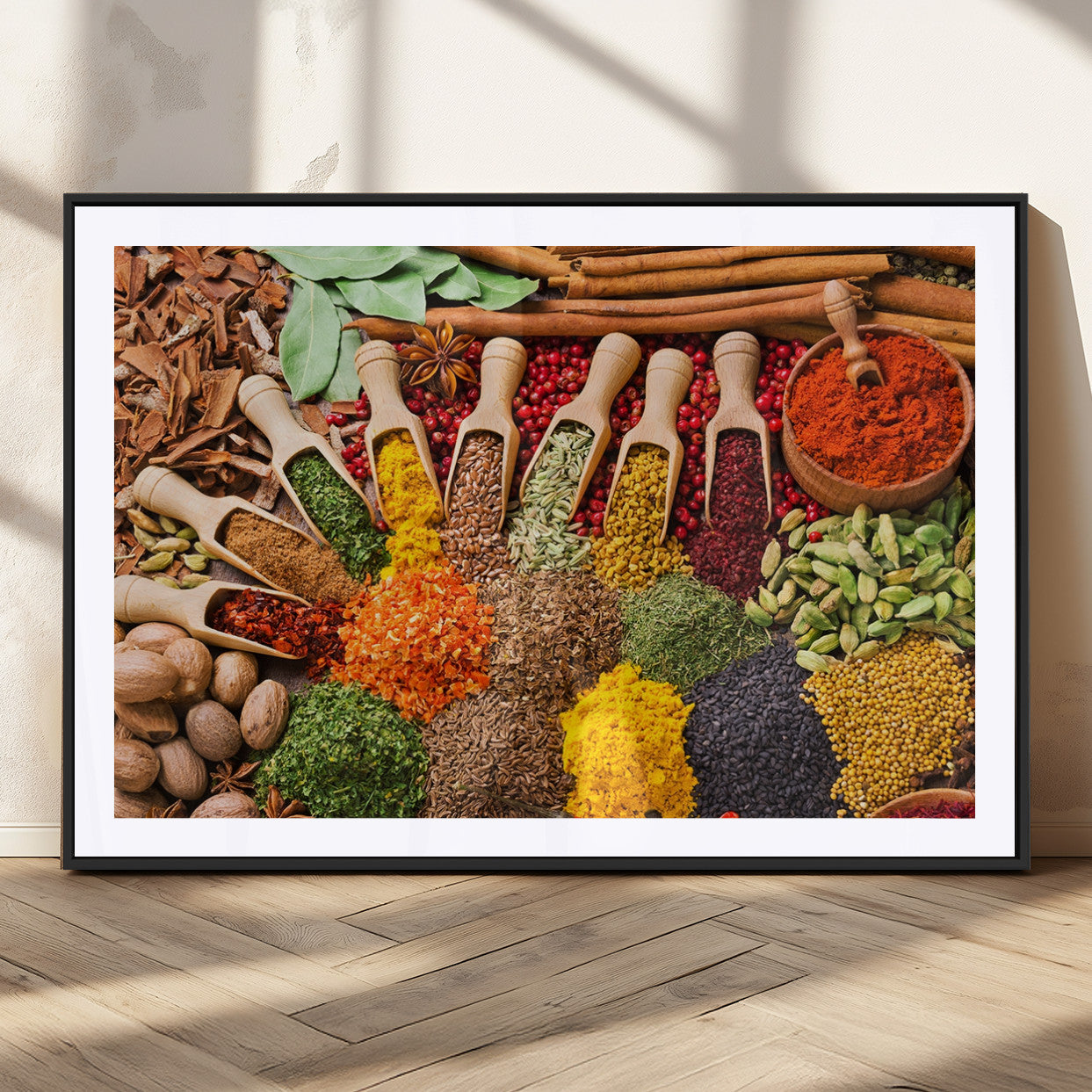 MGC-FP-36x24 - Spices Kitchen Wall Art Canvas Print