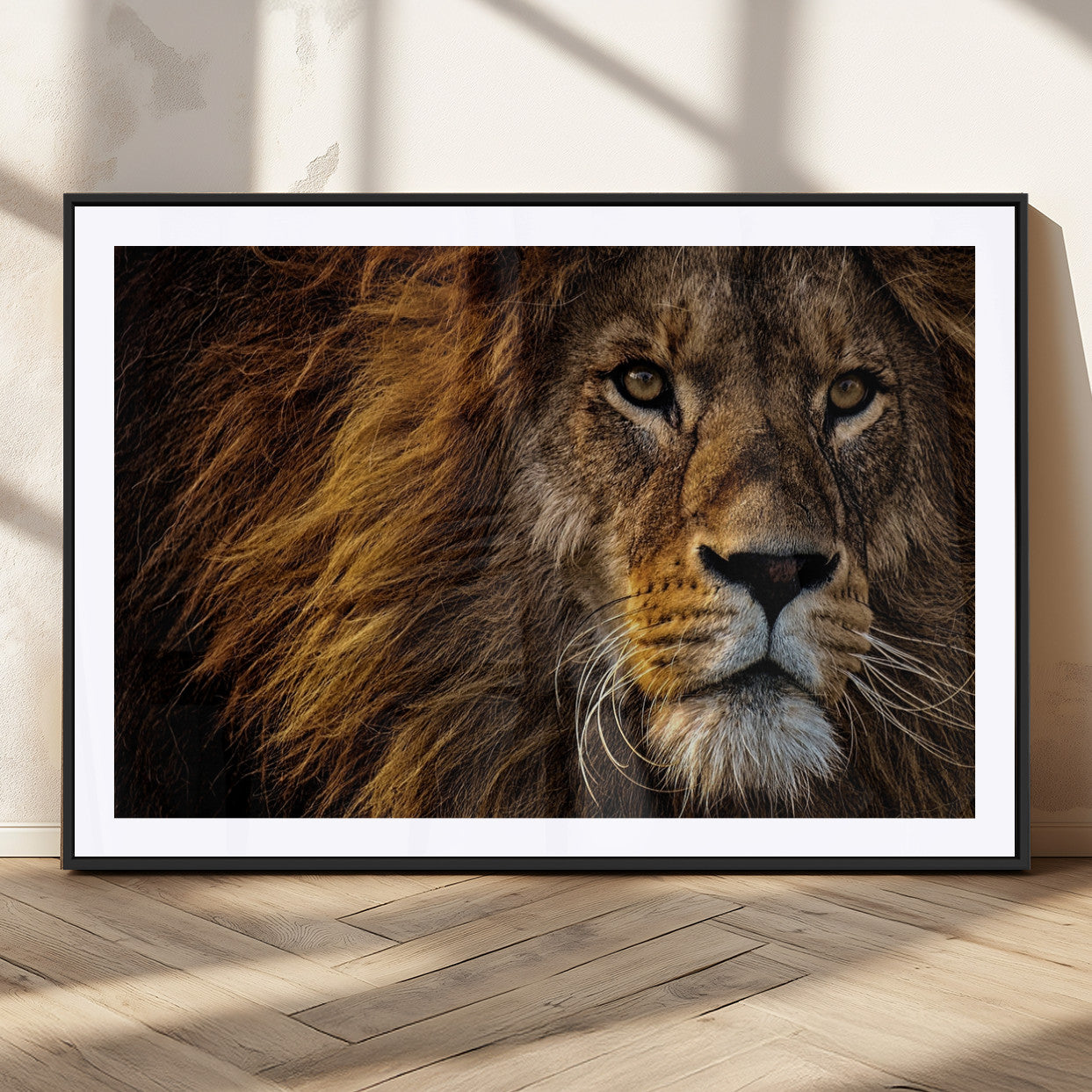 MGC-FP-36x24 - Mighty Lion Wall Art Animal Canvas Print