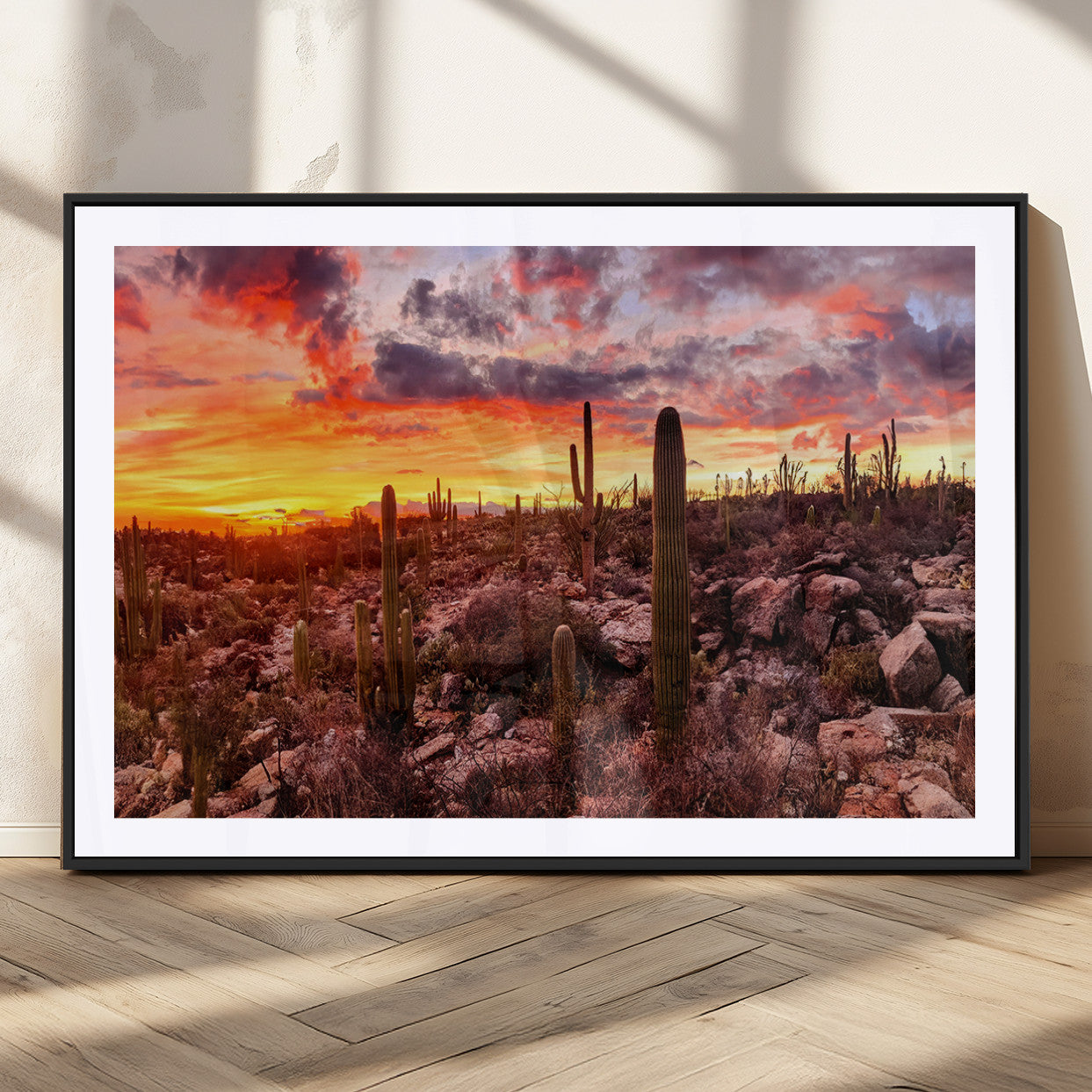 MGC-FP-36x24 - Arizona Desert Print, Western Cowboy Wall Art Print