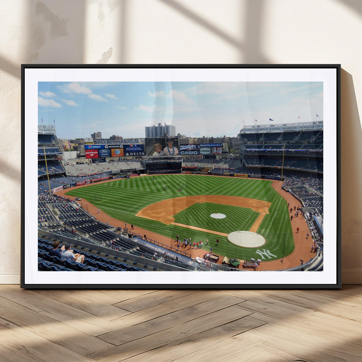 MGC-FP-36x24 - Buffalo Bills Stadium Wall Art - Buffalo Bills Decor- NFL Fans Gift, Perfect Sports Decor for Living