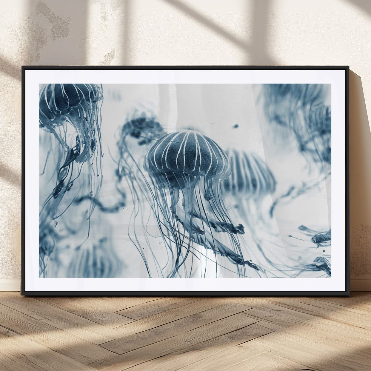 MGC-FP-36x24 - Abstract Jellyfish Canvas Print Wall Art