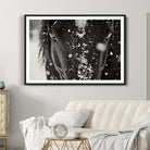 73281-MGC-FP-36x24_Black-Winter Horse Snow Wall Art Canvas Print
