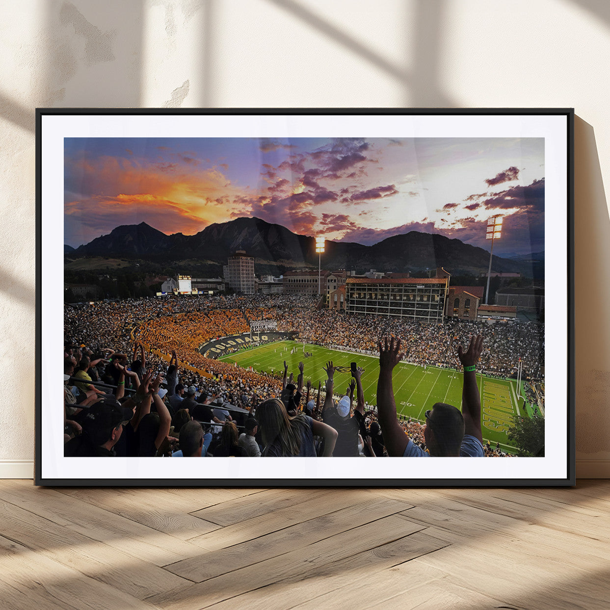MGC-FP-36x24 - Folsom Field - University of Colorado Buffaloes Football Stadium Wall Art, Colorado Buffaloes Wall