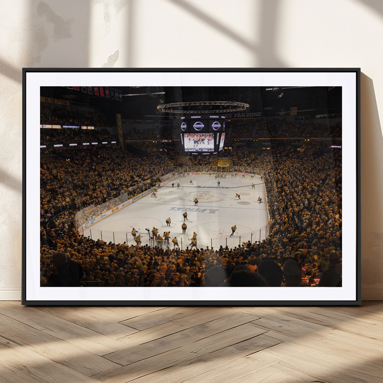 MGC-FP-36x24 - Bridgestone Arena - Nashville Predators Hockey Team Print - Nashville Wall Art Canvas Print