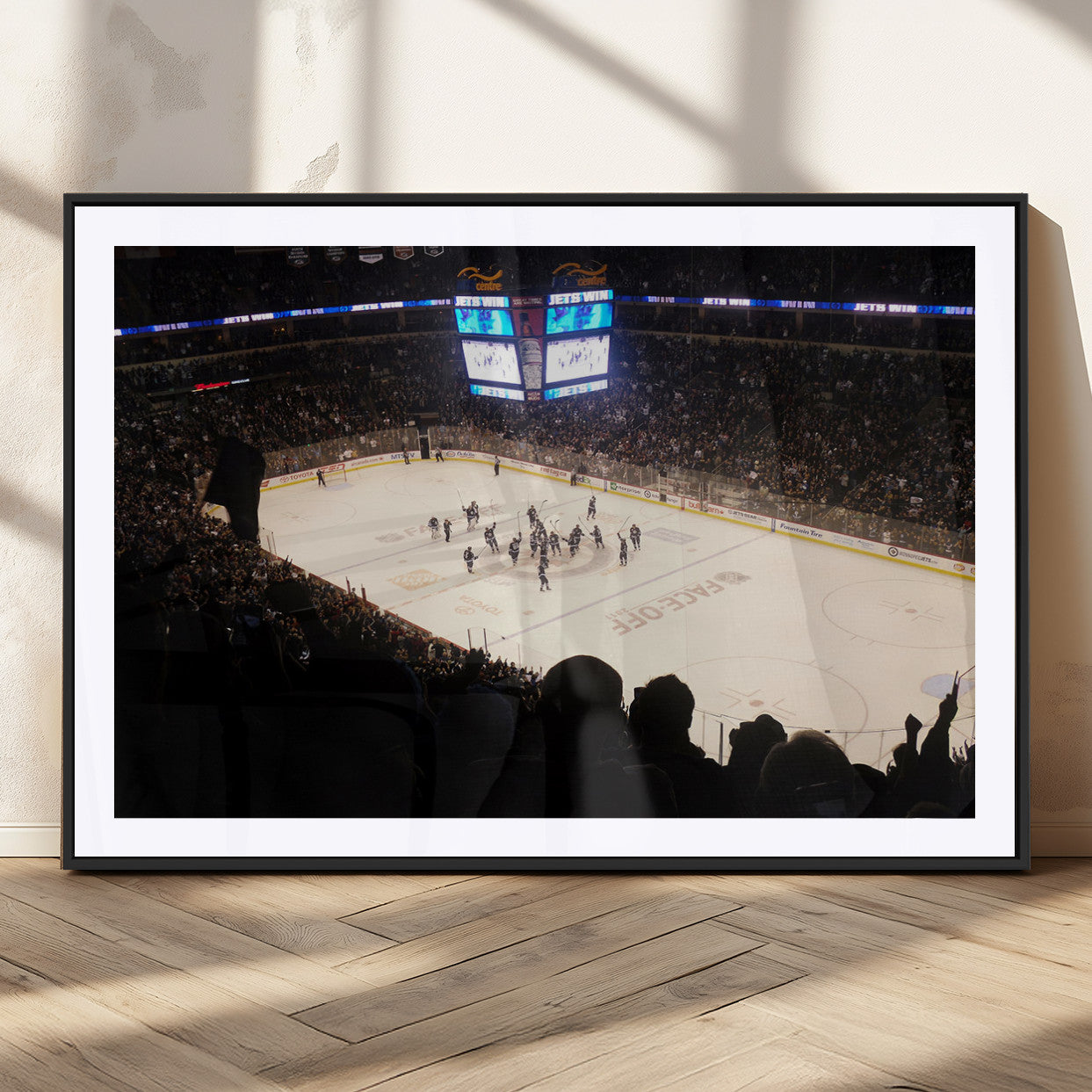 MGC-FP-36x24 - Canada Life Centre Wall Art | Winnipeg Jets Hockey Team Print Canvas | Ready to Hang | Winnipeg Wall