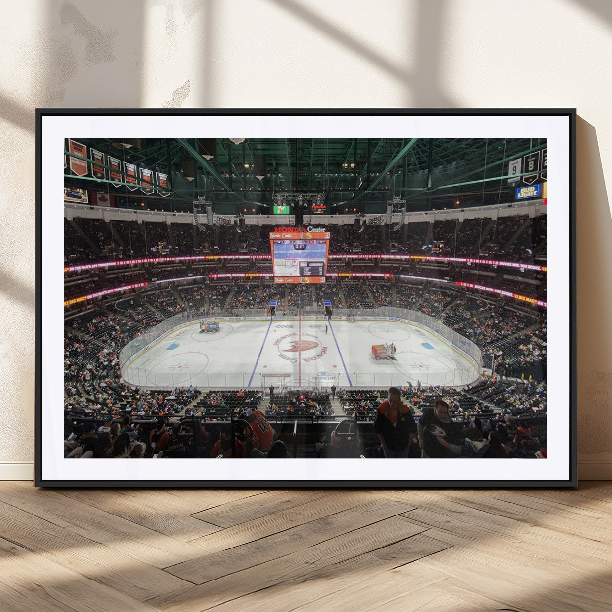 MGC-FP-36x24 - Honda Center California Anaheim Ducks Ice Hockey Stadium Canvas Print Wall Art