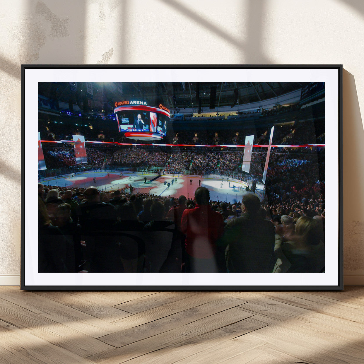 MGC-FP-36x24 - Rogers Arena Vancouver Canucks Ice Hockey Stadium Wall Art, Vancouver Canucks Ice Hockey Print