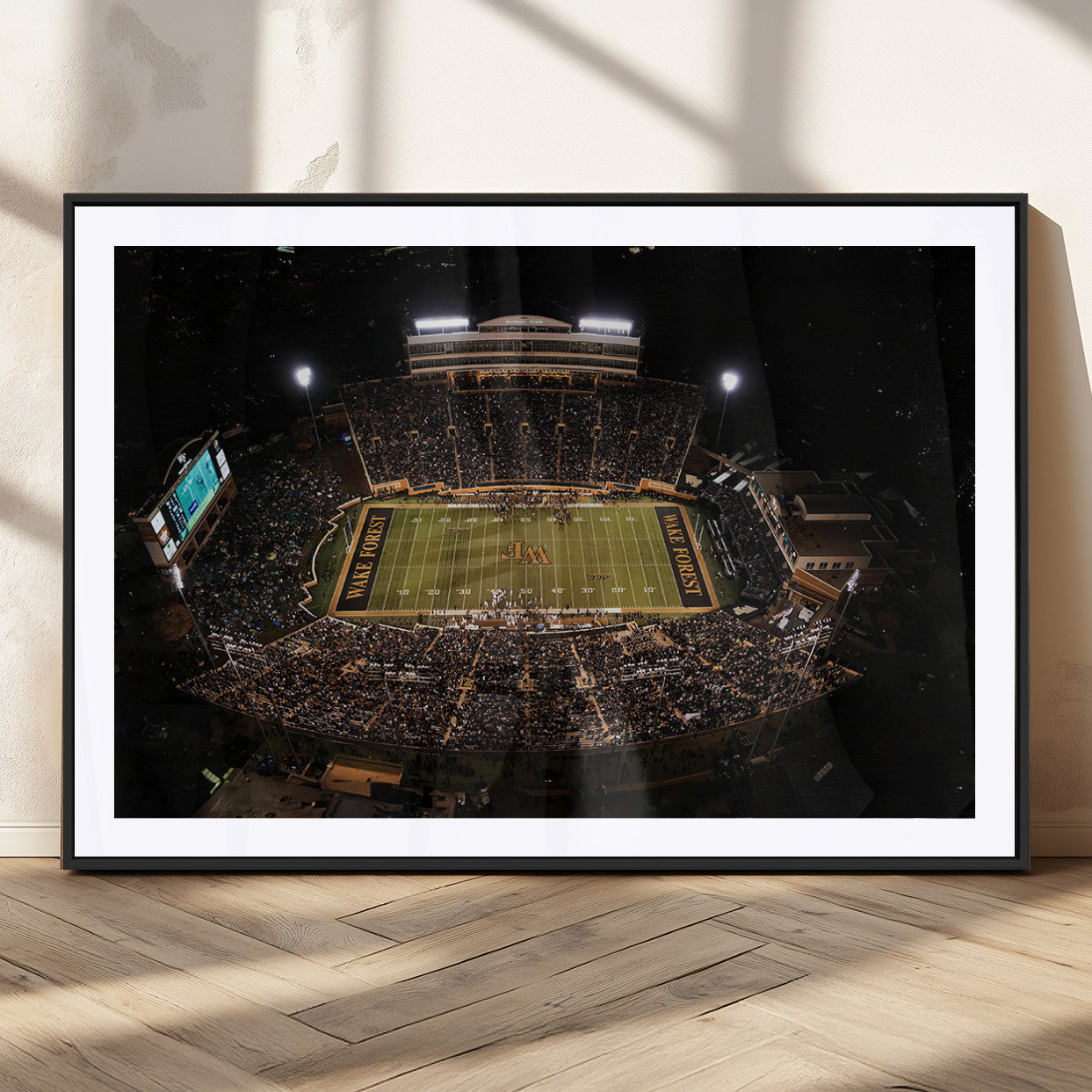 MGC-FP-36x24 - Wake Forest University Demon Deacons Canvas Printi, Football Team Print - Winston-Salem Allegacy
