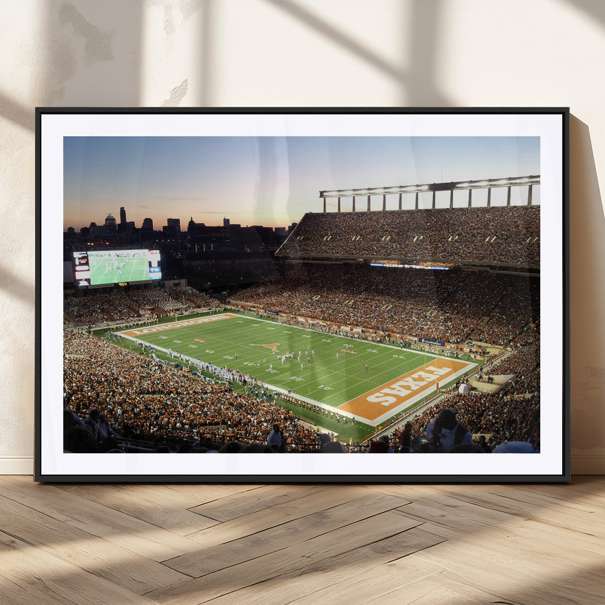 MGC-FP-36x24 - Darrell K Royal-Texas Memorial Stadium Canvas Wall Art - Texas Longhorns Football Match