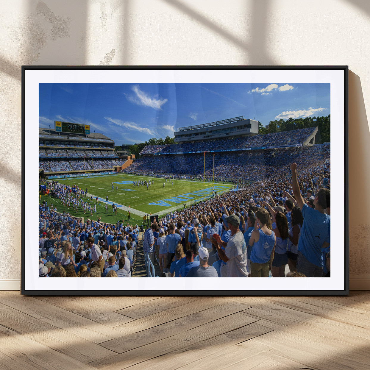 MGC-FP-36x24 - University of North Carolina Tar Heels Team Canvas Print - Chapel Hill Kenan Memorial Stadium Wall