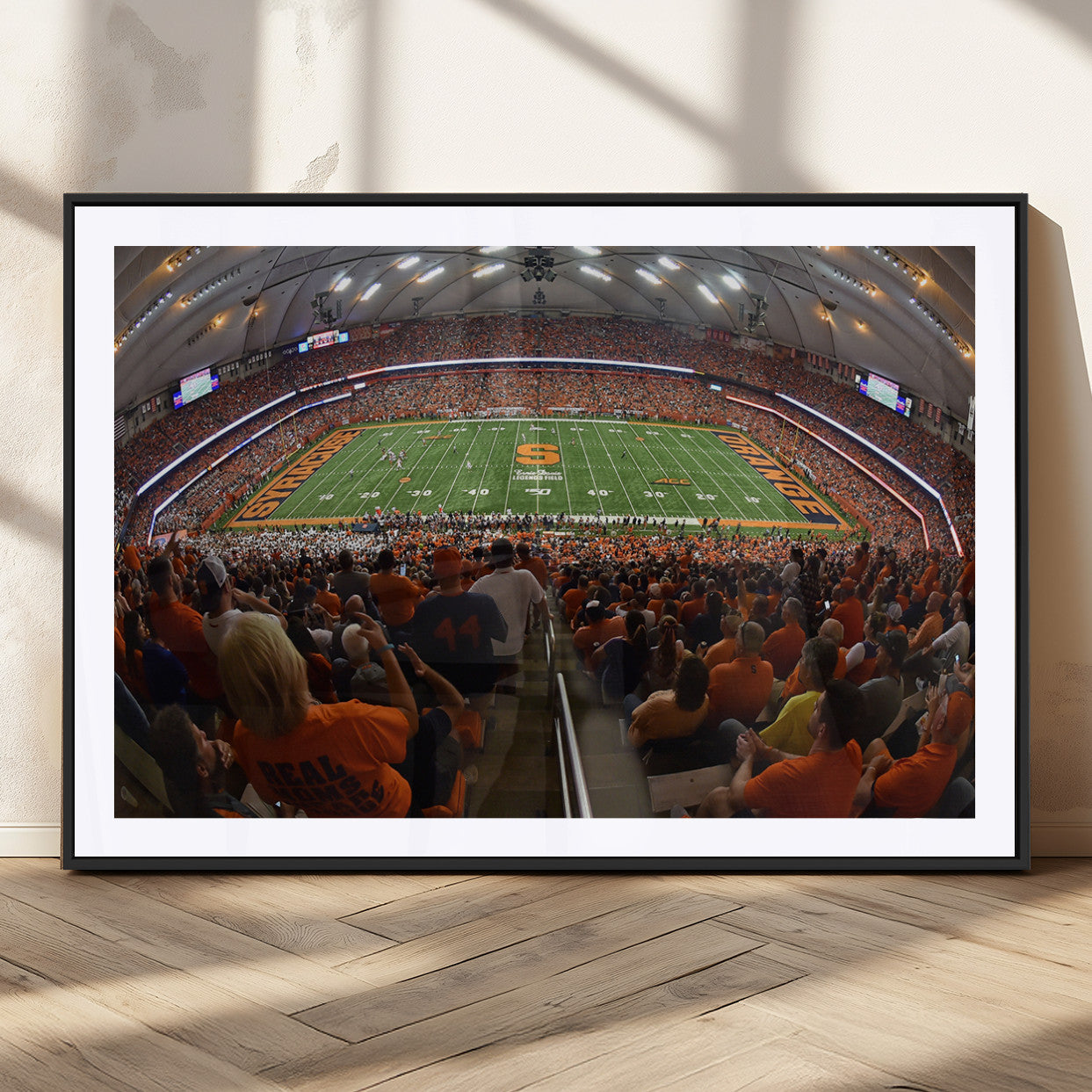MGC-FP-36x24 - Syracuse University Orange Football Canvas Print, Football Team Print - Syracuse JMA Wireless Dome