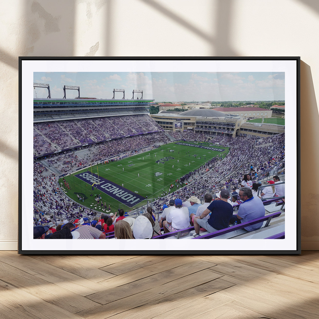 MGC-FP-36x24 - The Texas Christian University TCU Horned Frogs Football Team Print - Fort Worth Amon G. Carter