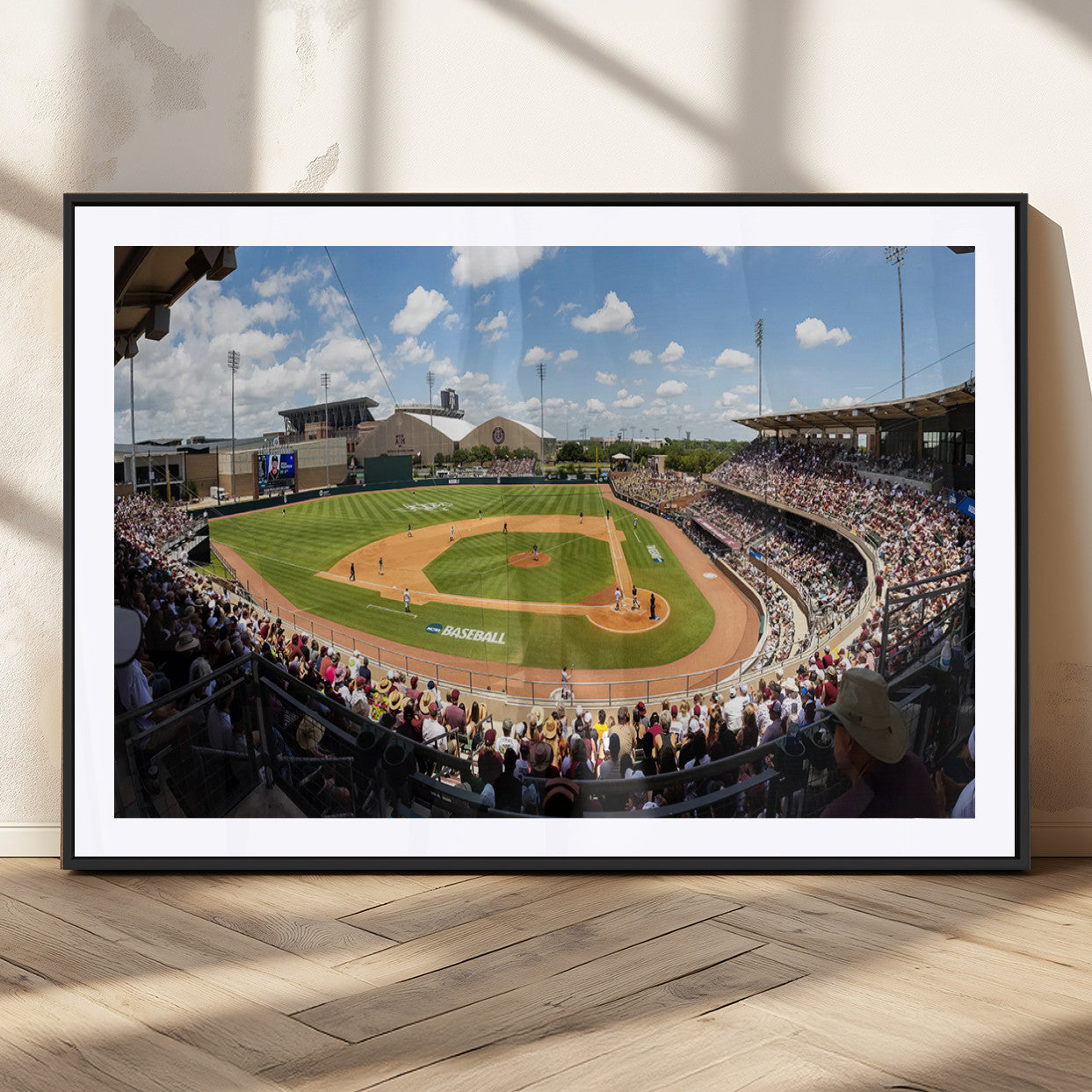 MGC-FP-36x24 - The Texas A&M University Aggies Athletics Team Print - College Station Kyle Field Wall Art Canvas