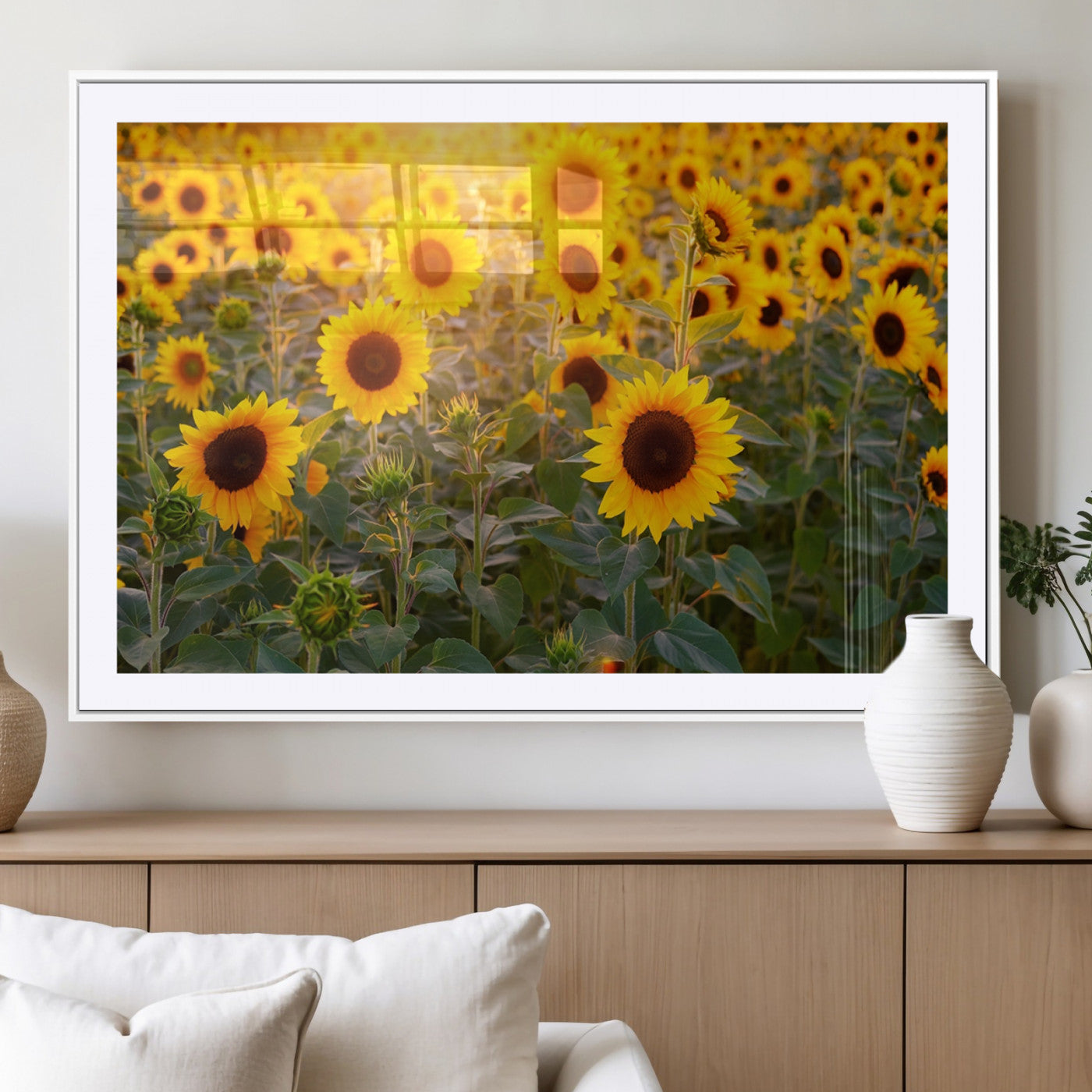 MGC-FP-36x24 - Sunflower Sunshine Wall Art Canvas Print