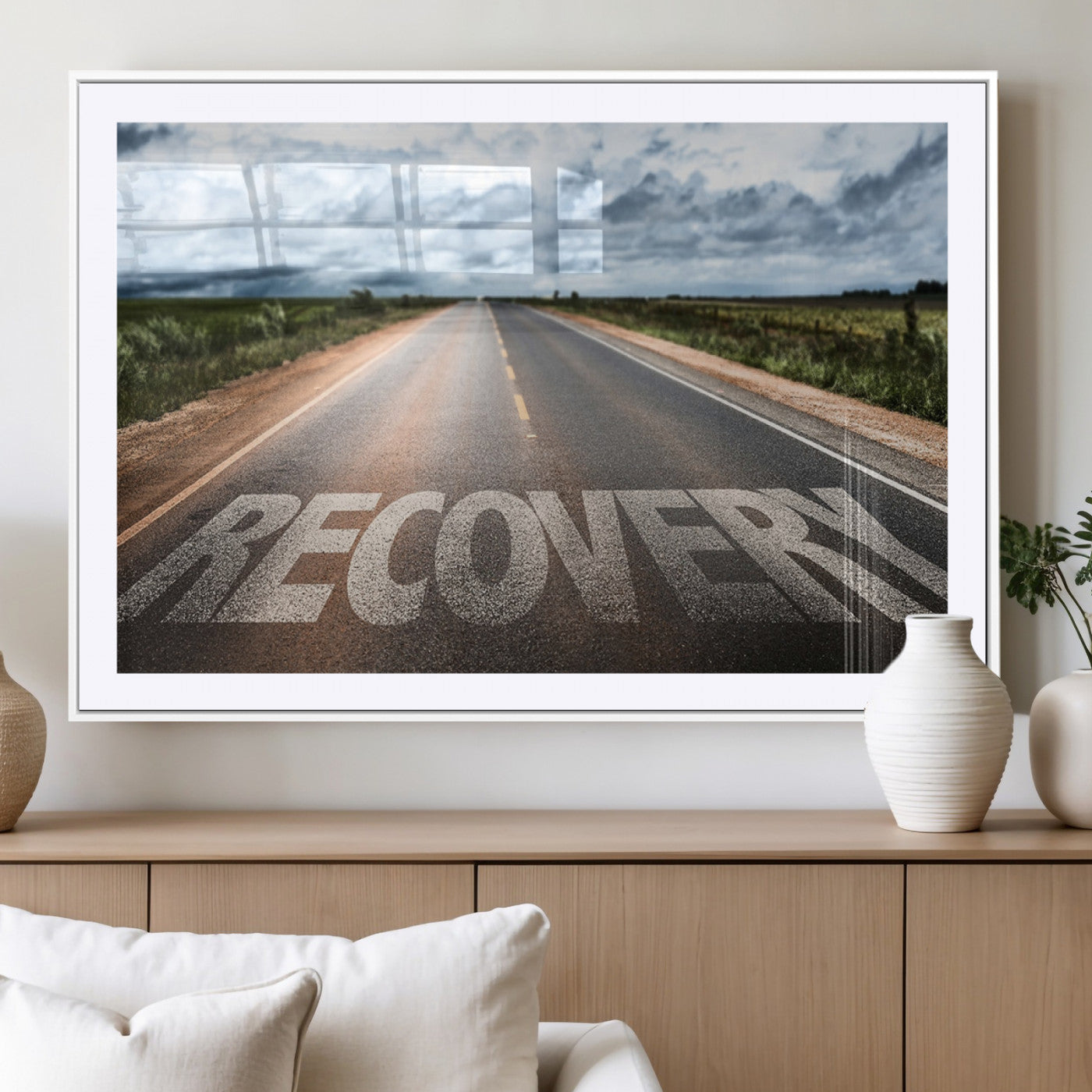 MGC-FP-36x24 - Recovery Road Wall Art Canvas Print