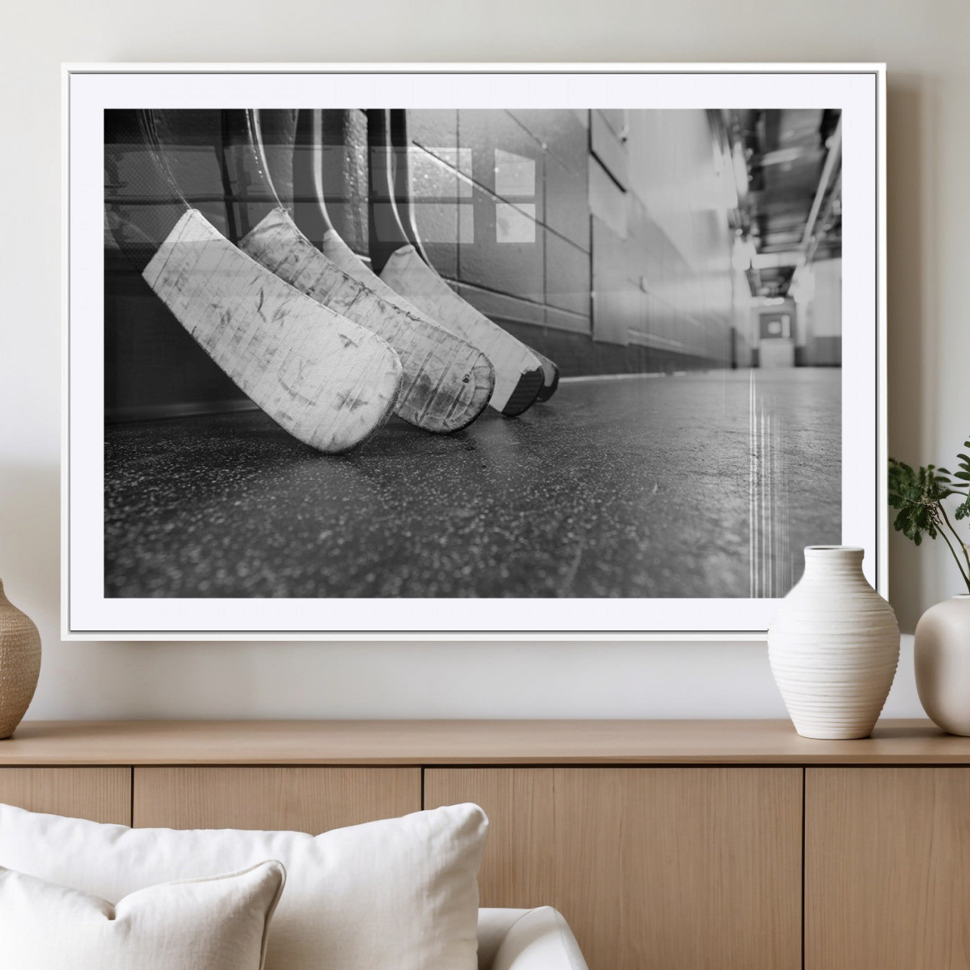 -Ice Hockey Wall Art Canvas Print