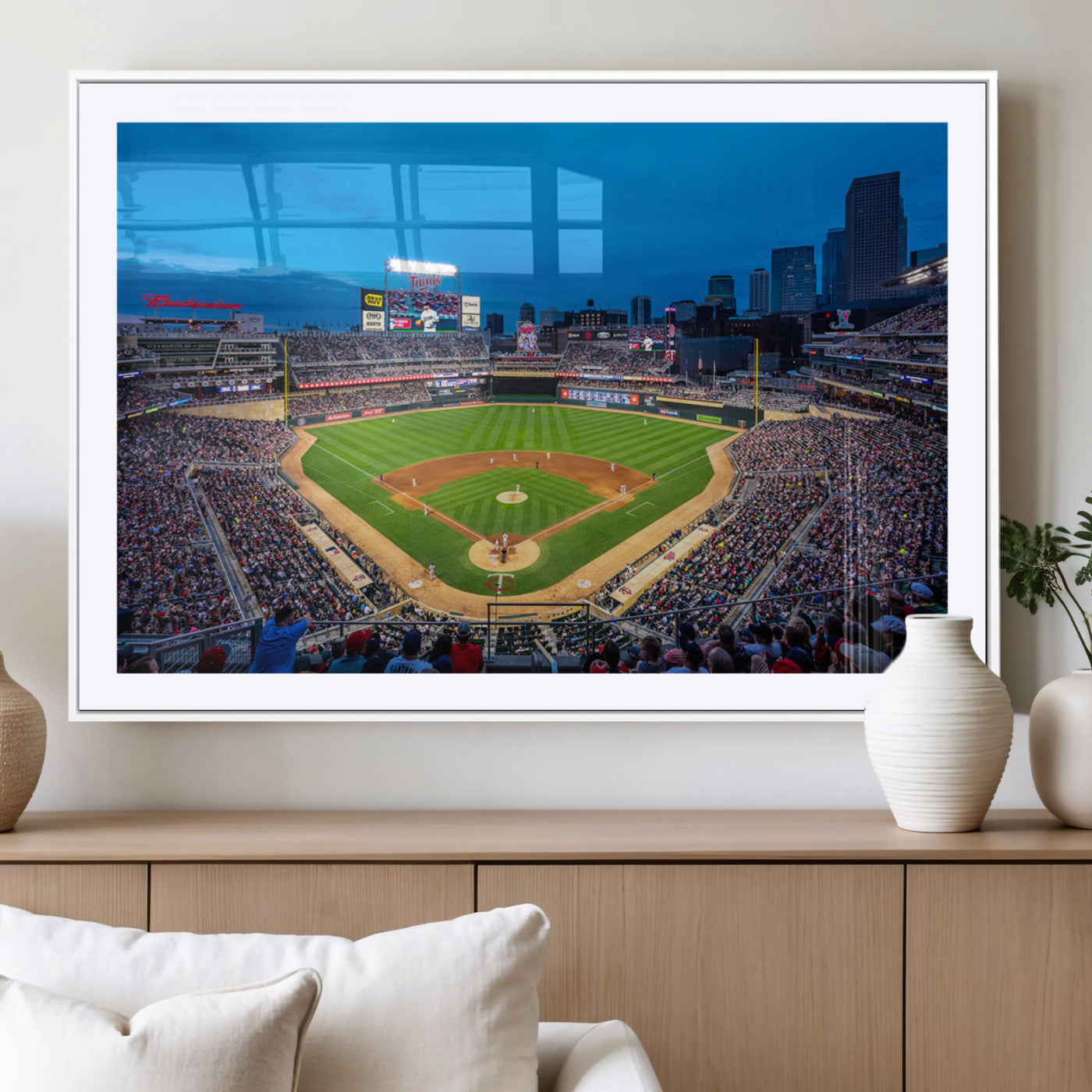 MGC-FP-36x24 - Target Field Stadium Wall Art - Minnesota Twins Baseball Print