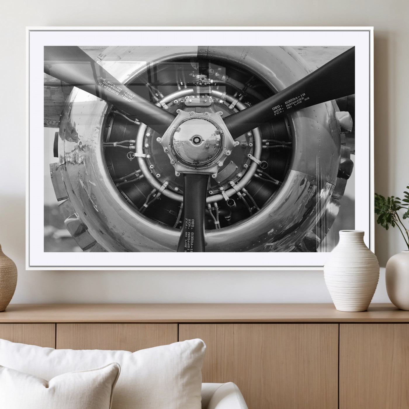 MGC-FP-36x24 - Vintage Airplane Wall Art Canvas Print