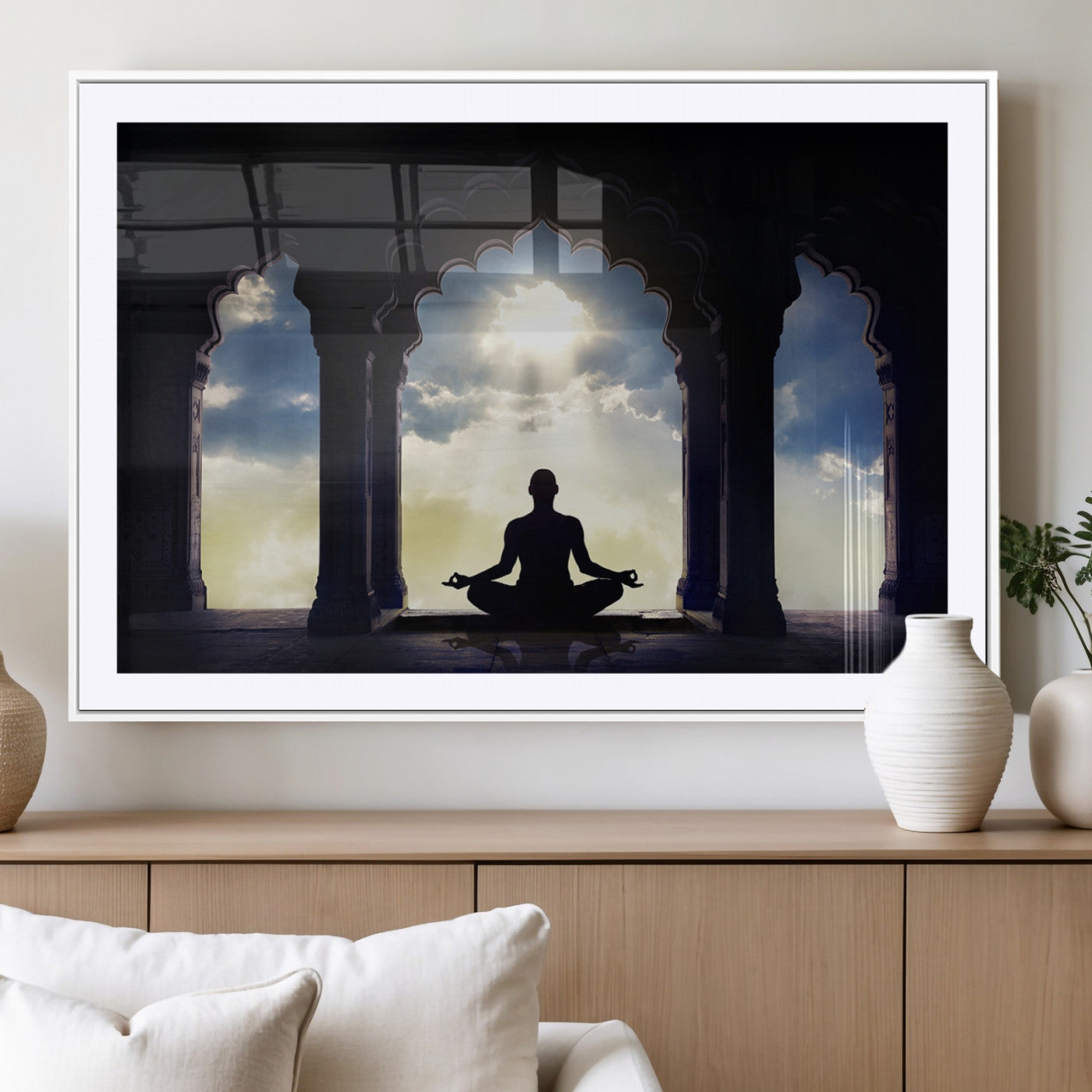 MGC-FP-36x24 - Women and Yoga Wall Art Canvas Print