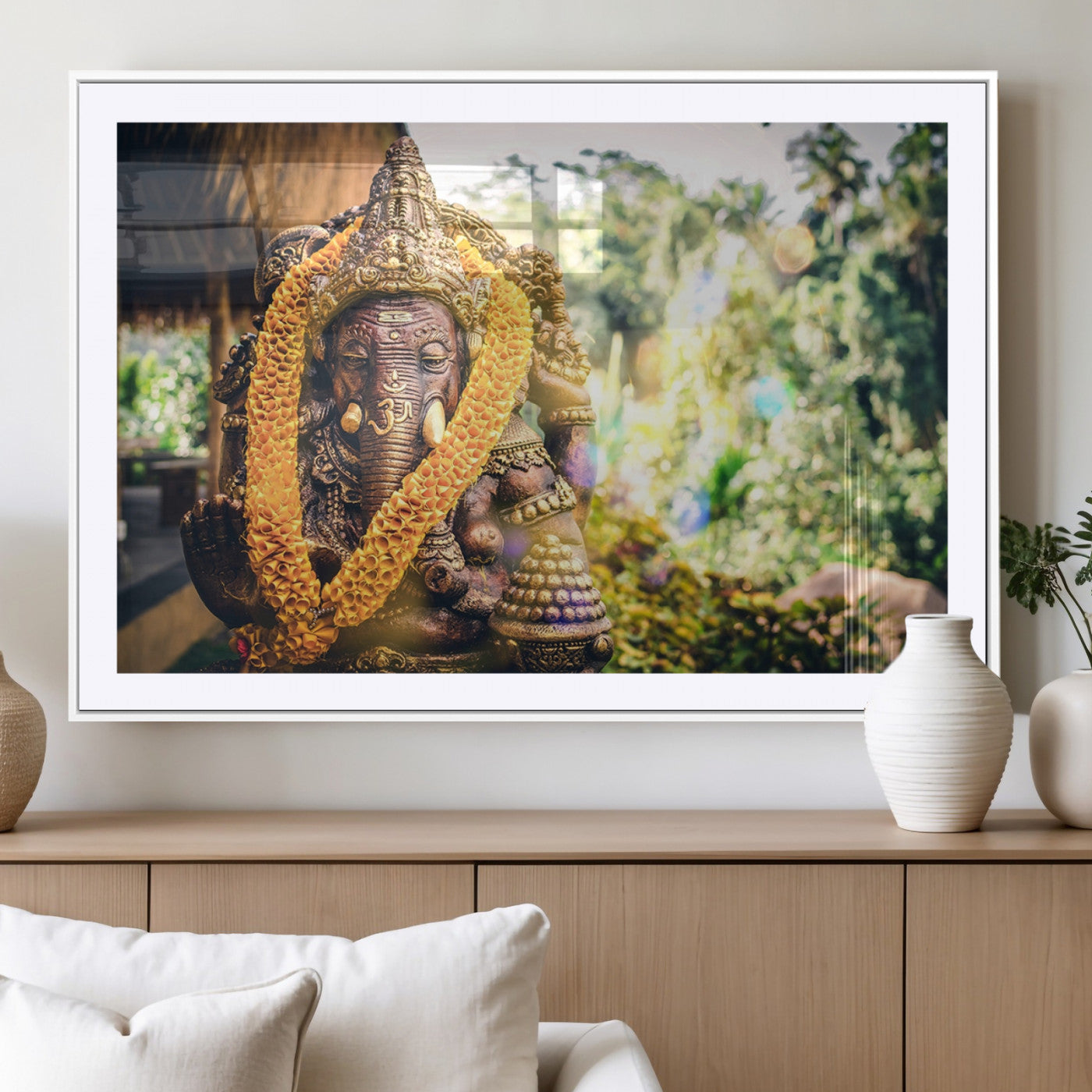 MGC-FP-36x24 - Hinduism Statue Wall Art Canvas Print