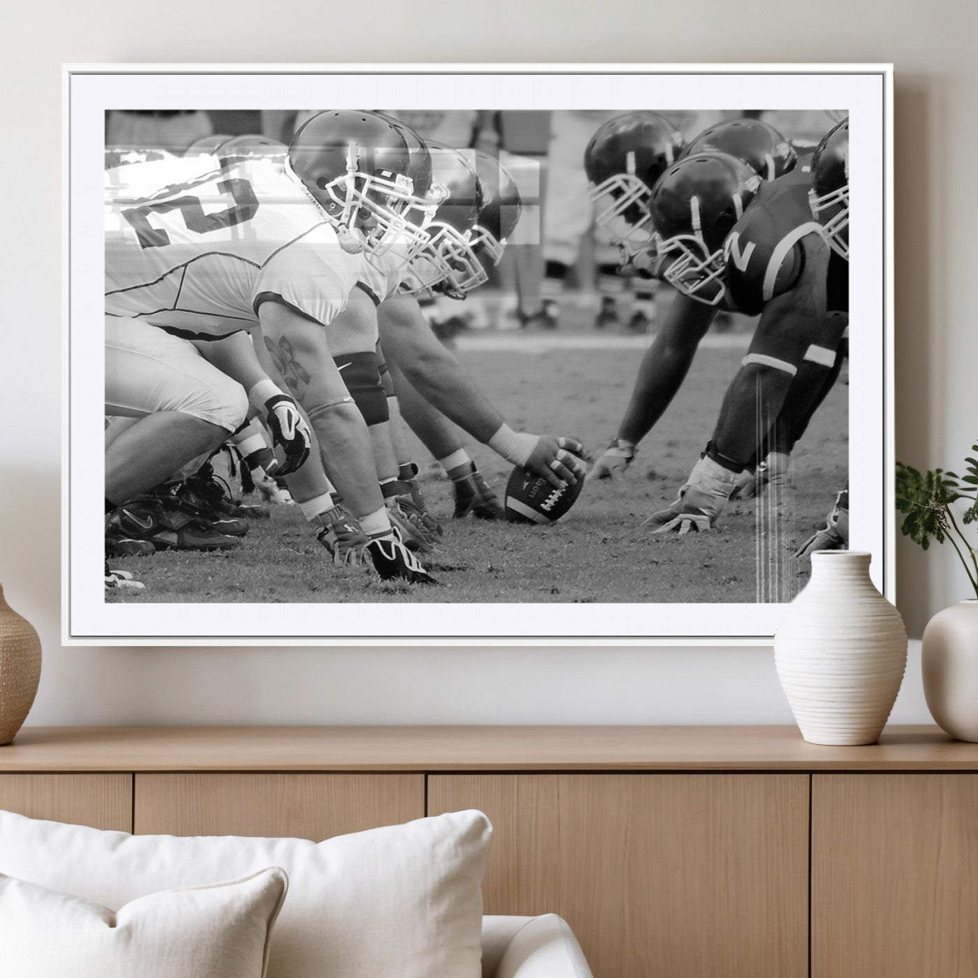 MGC-FP-36x24 - American Football Player Wall Art Canvas Print