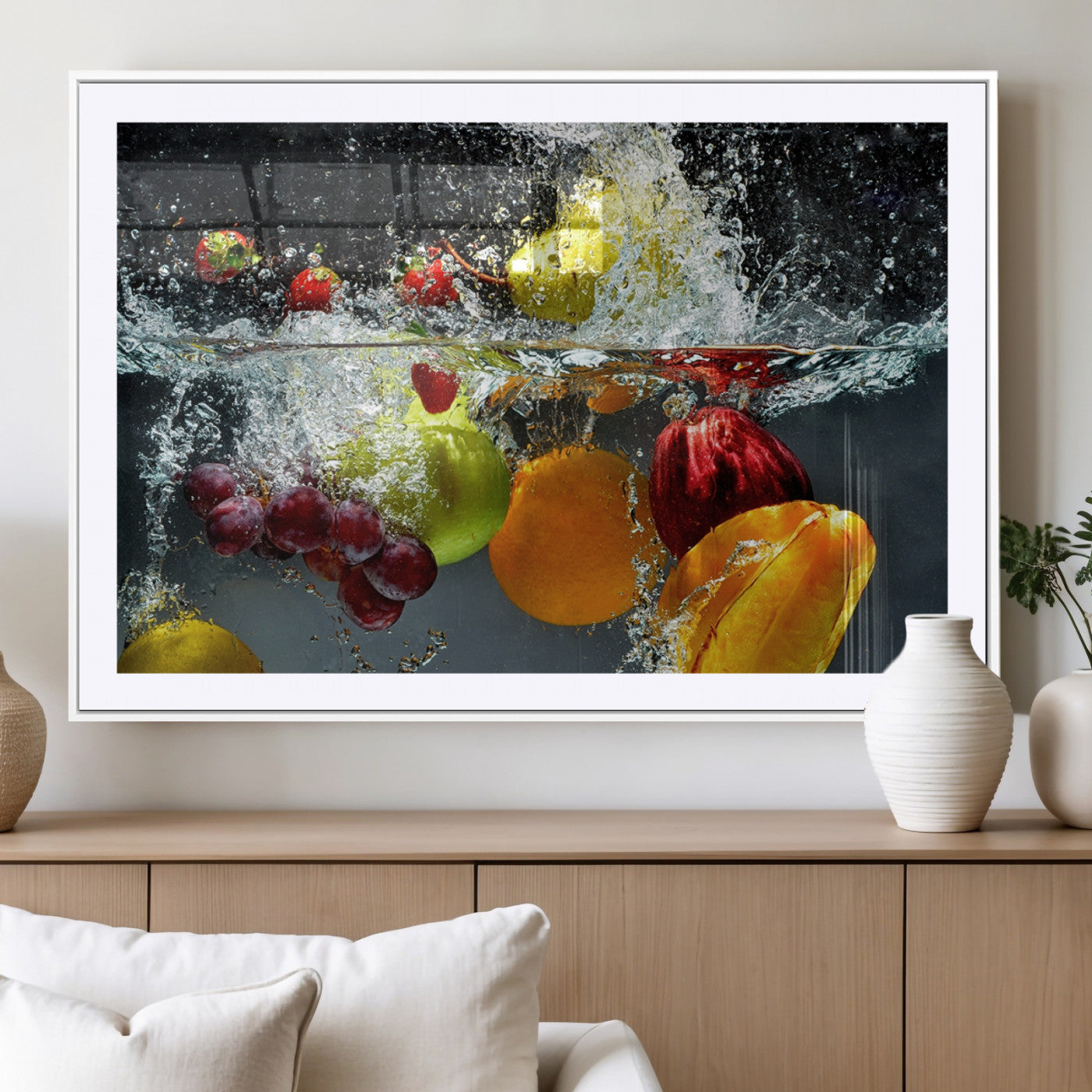 MGC-FP-36x24 - Kithen Vegetables World Wall Art Canvas Print